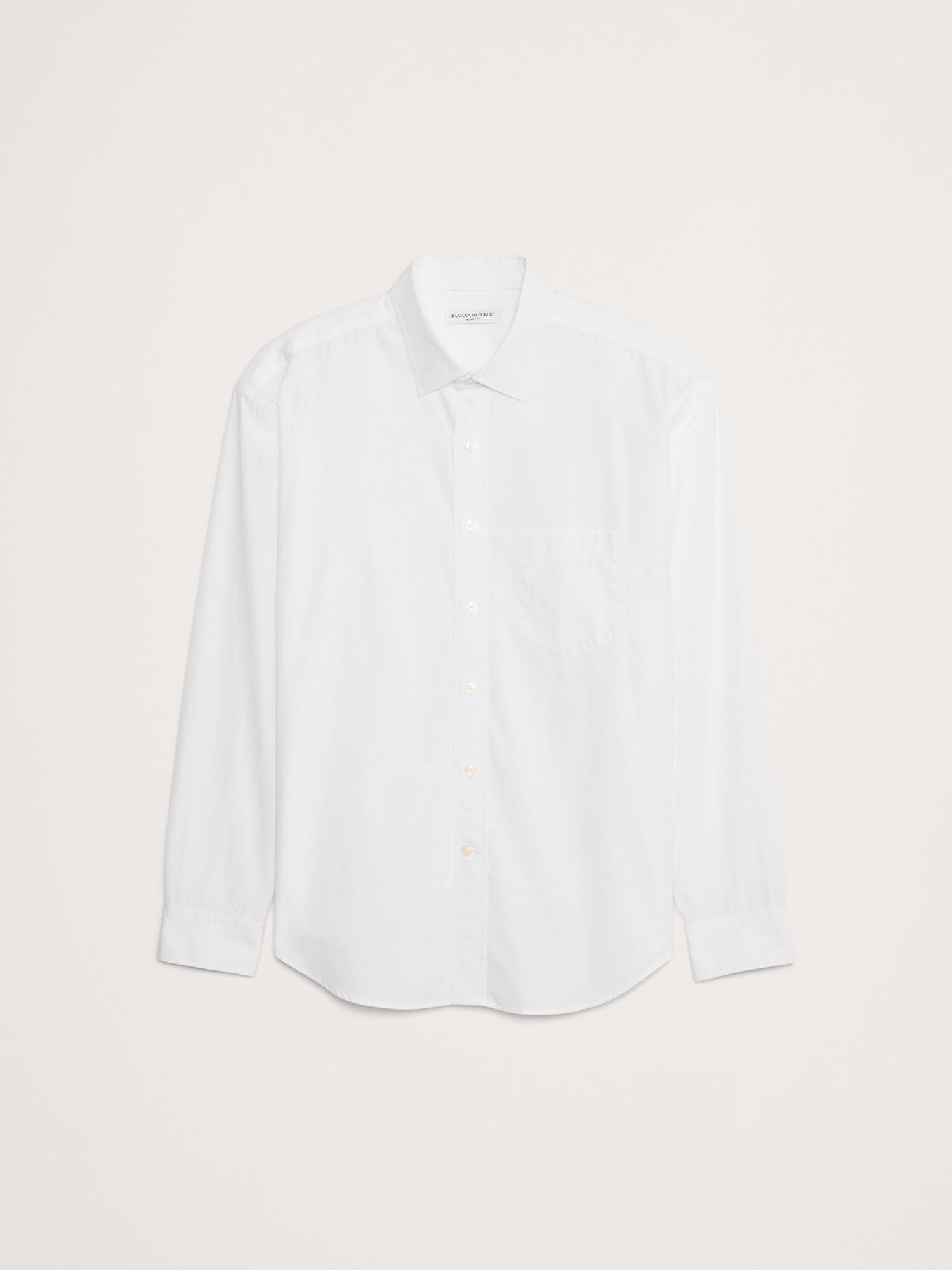 Relaxed-Fit Washed Cotton Poplin Shirt Product Image
