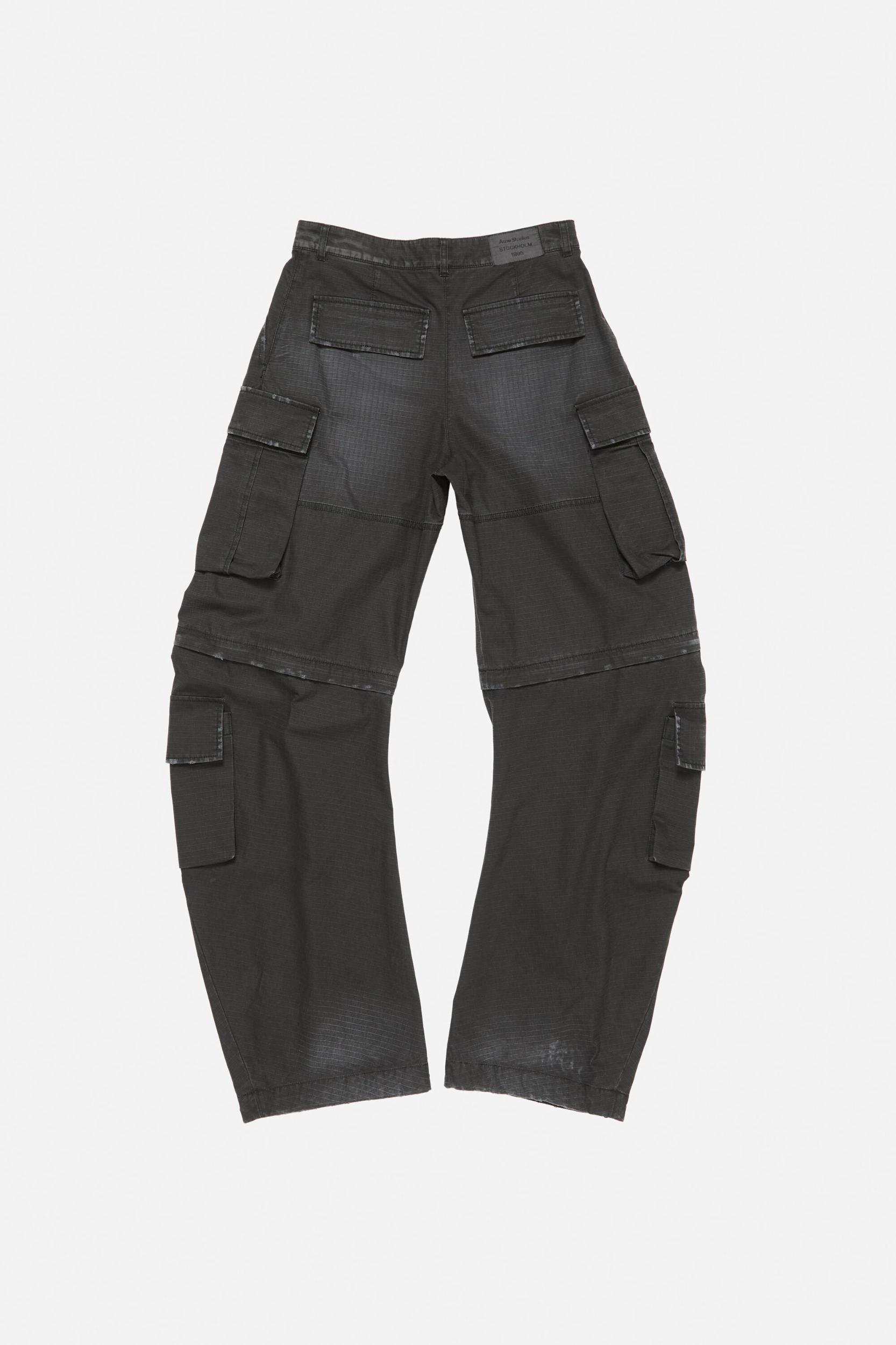Coated cargo trousers Product Image