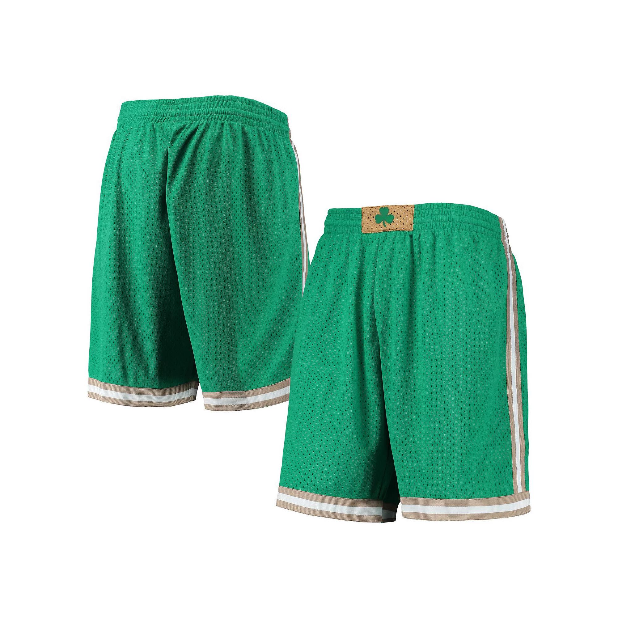 Men's Mitchell & Ness Kelly Green Boston Celtics 2007-08 Hardwood Classics Swingman Shorts, Size: XL Product Image