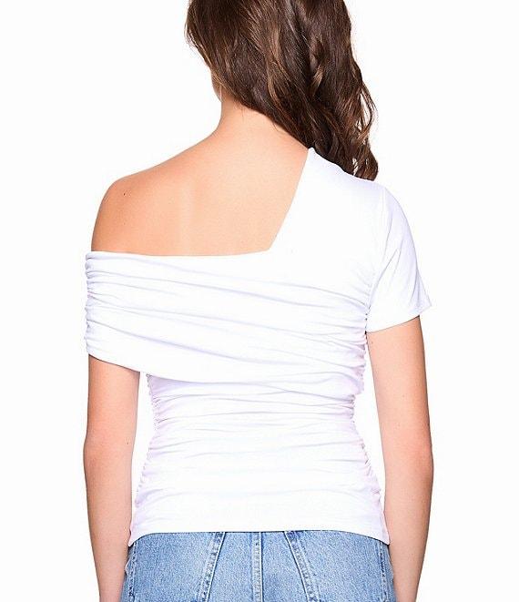 Susana Monaco Short Sleeve One Shoulder Top Product Image
