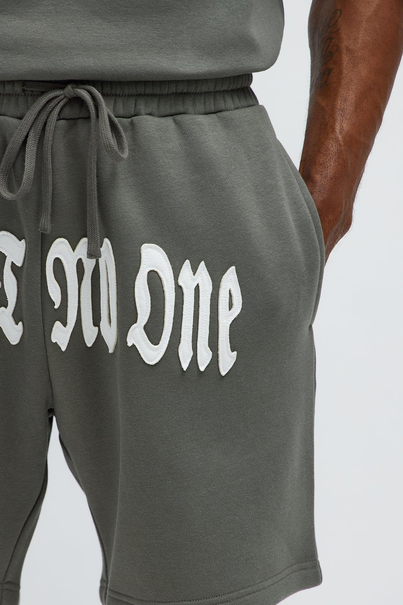 Tyson Relaxed Trust Issues Shorts - Dark Grey Male Product Image