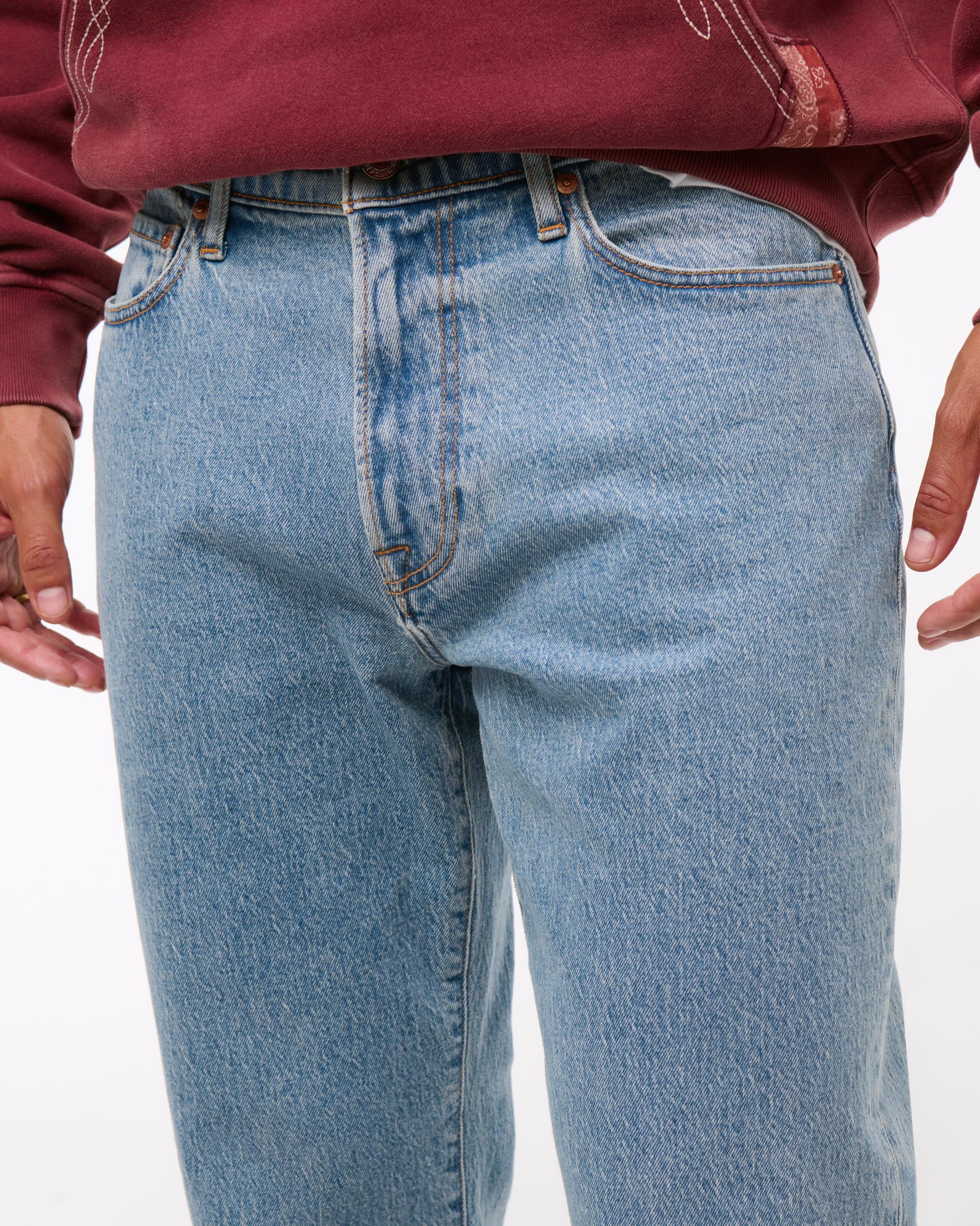 Athletic Relaxed Straight Jean Product Image