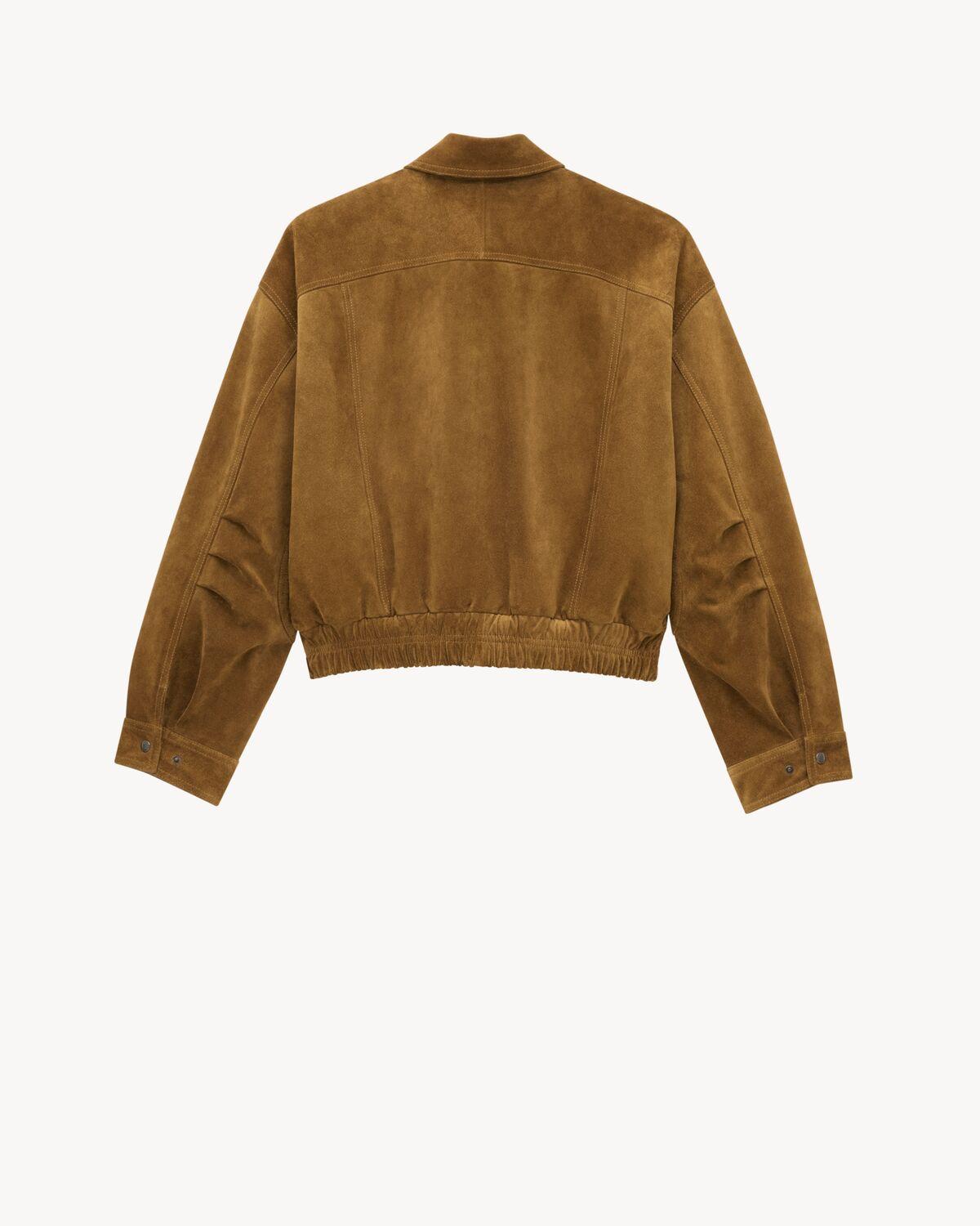 bomber jacket in suede Product Image
