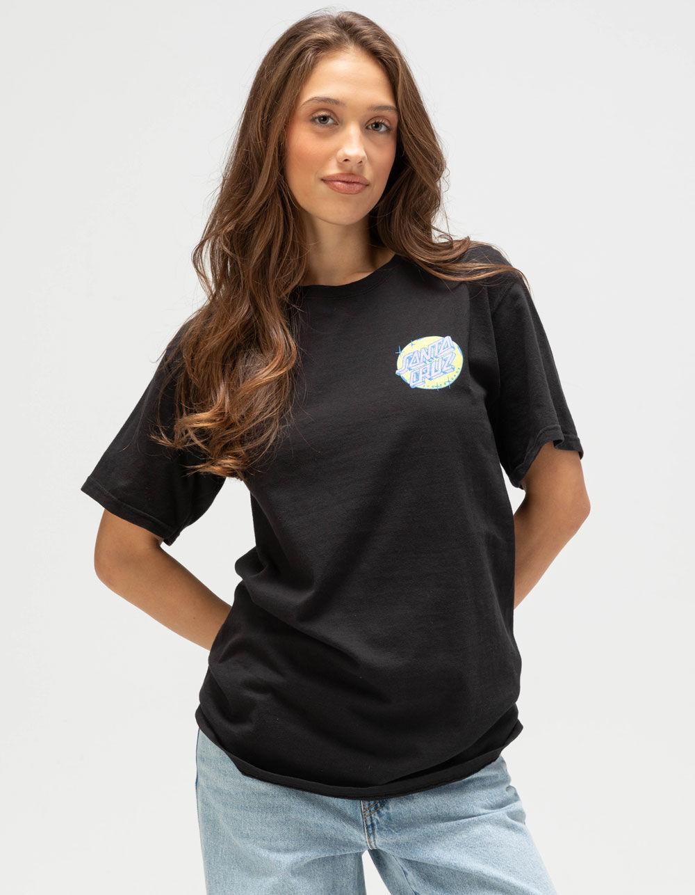 SANTA CRUZ Scrawl Dot Womens Tee - BLACK Product Image