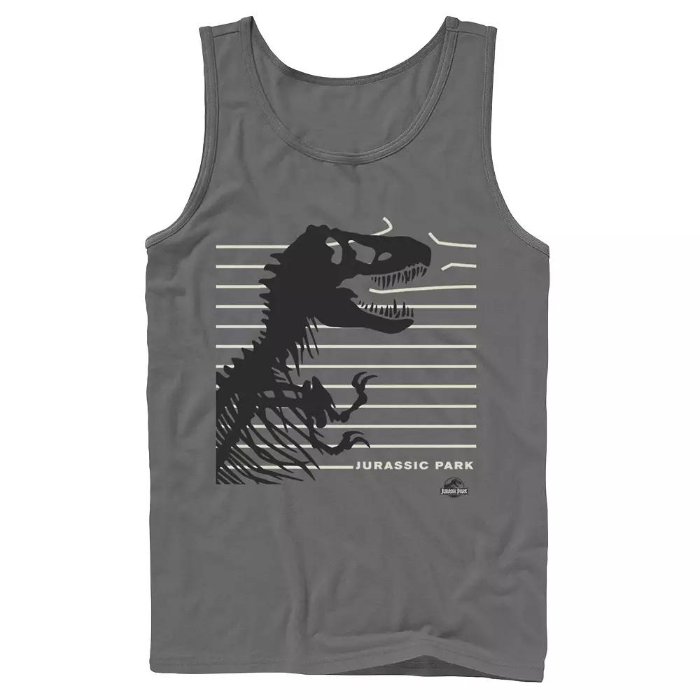 Men's Jurassic Park T-Rex Broken Fence Tank Top,  Product Image
