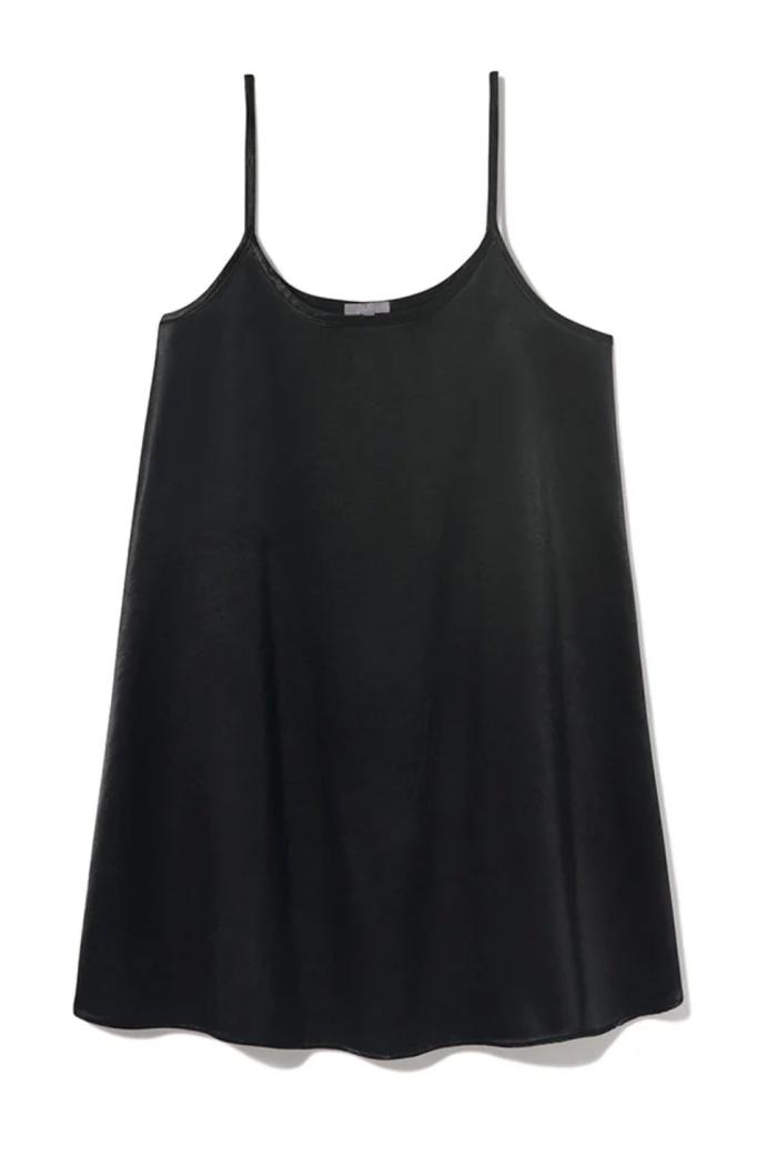 ALLIE SATIN NIGHTGOWN W/ SPAGHETTI STRAP Product Image