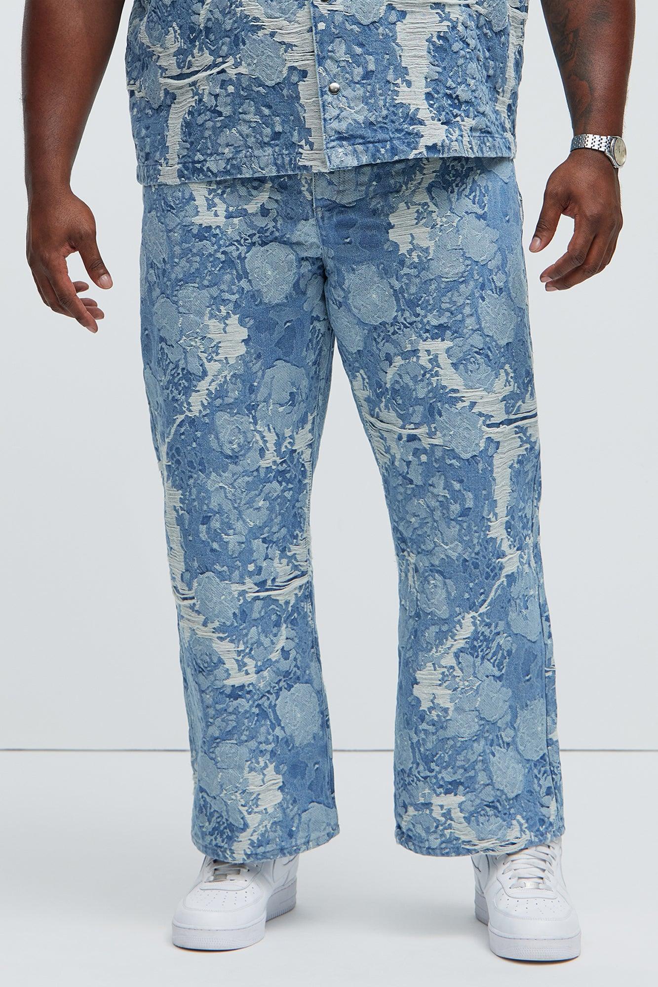 Inspired Straight Jeans - Light Wash Product Image
