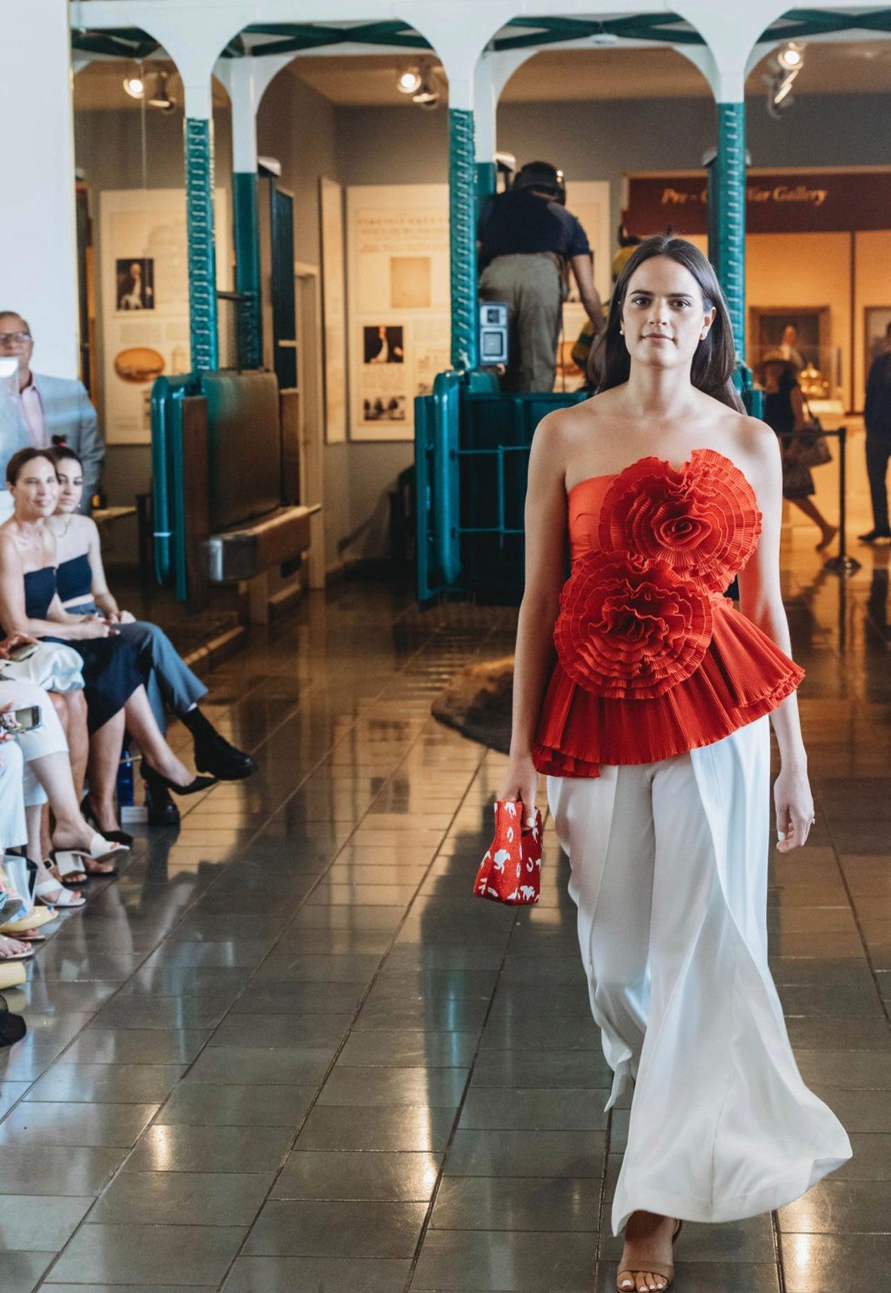 Beaded Horseshoe Handbag Product Image