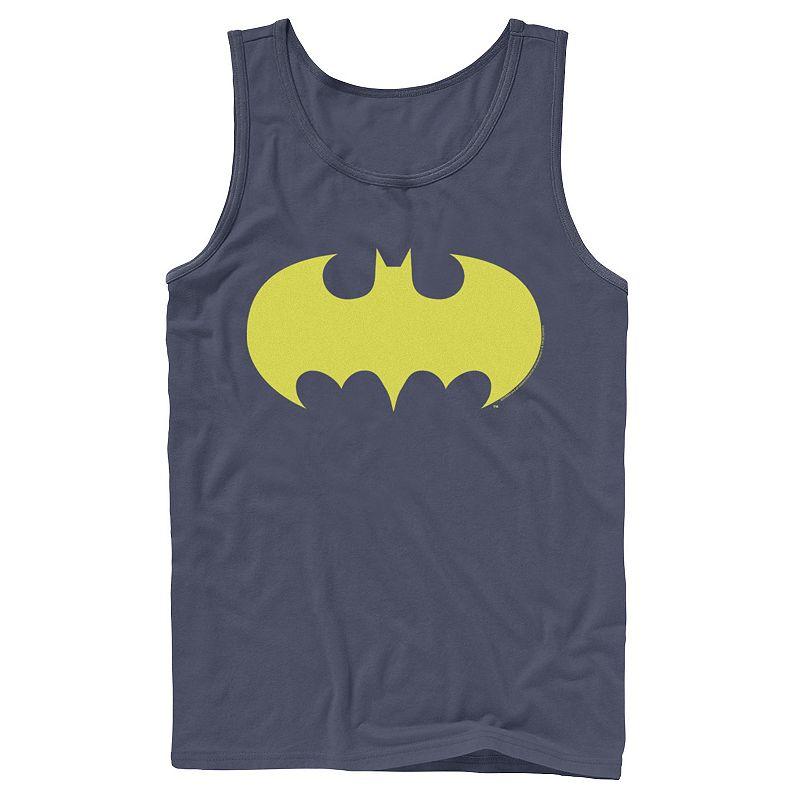 Men's DC Comics Batman Modern Chest Text Logo Tank Top,  Product Image