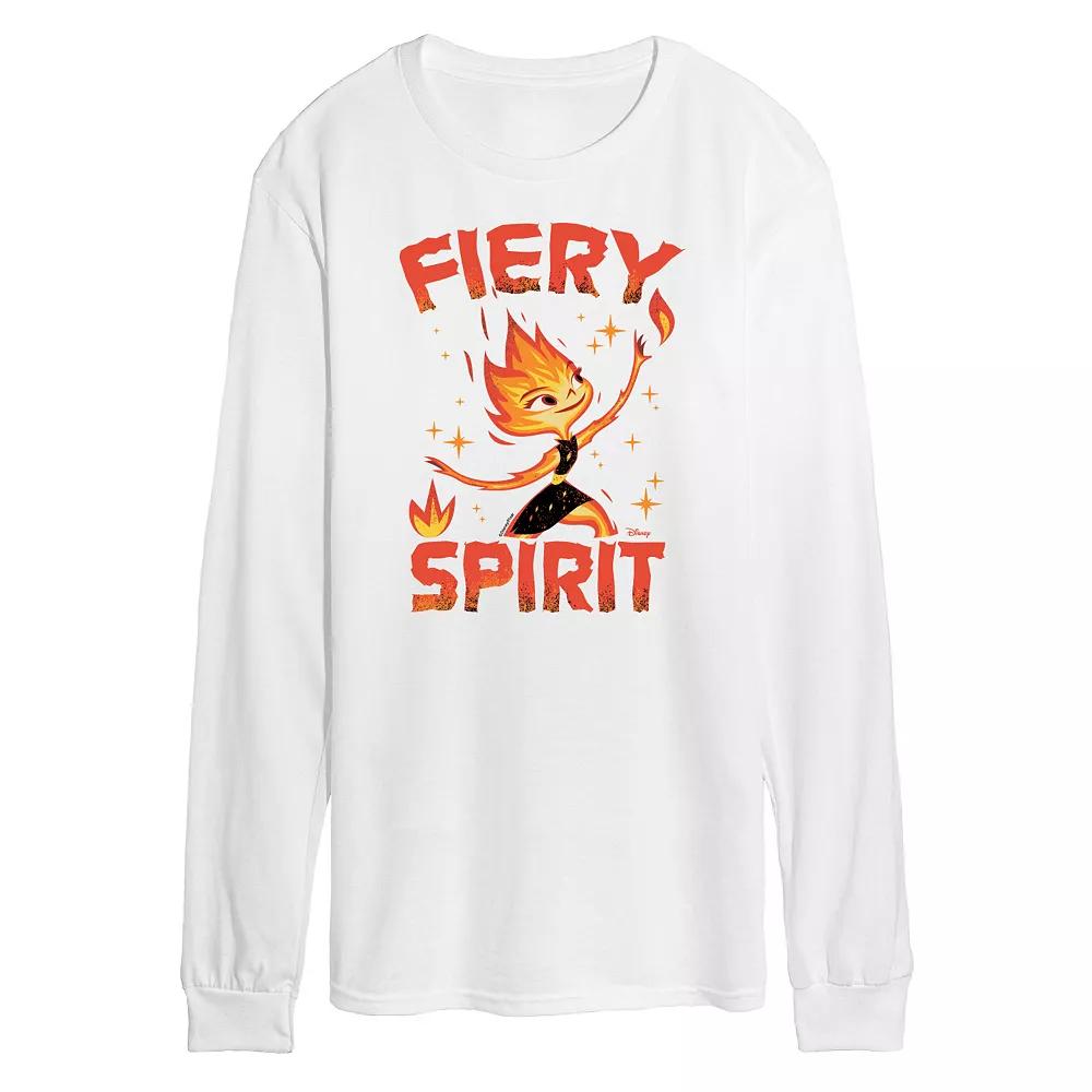 Disney's Elemental Men's Fiery Spirit Long Sleeve,  Product Image