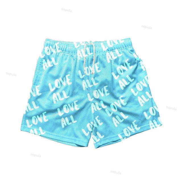 Sopula All Love Street Fashion Hip Hop Mesh Shorts Product Image