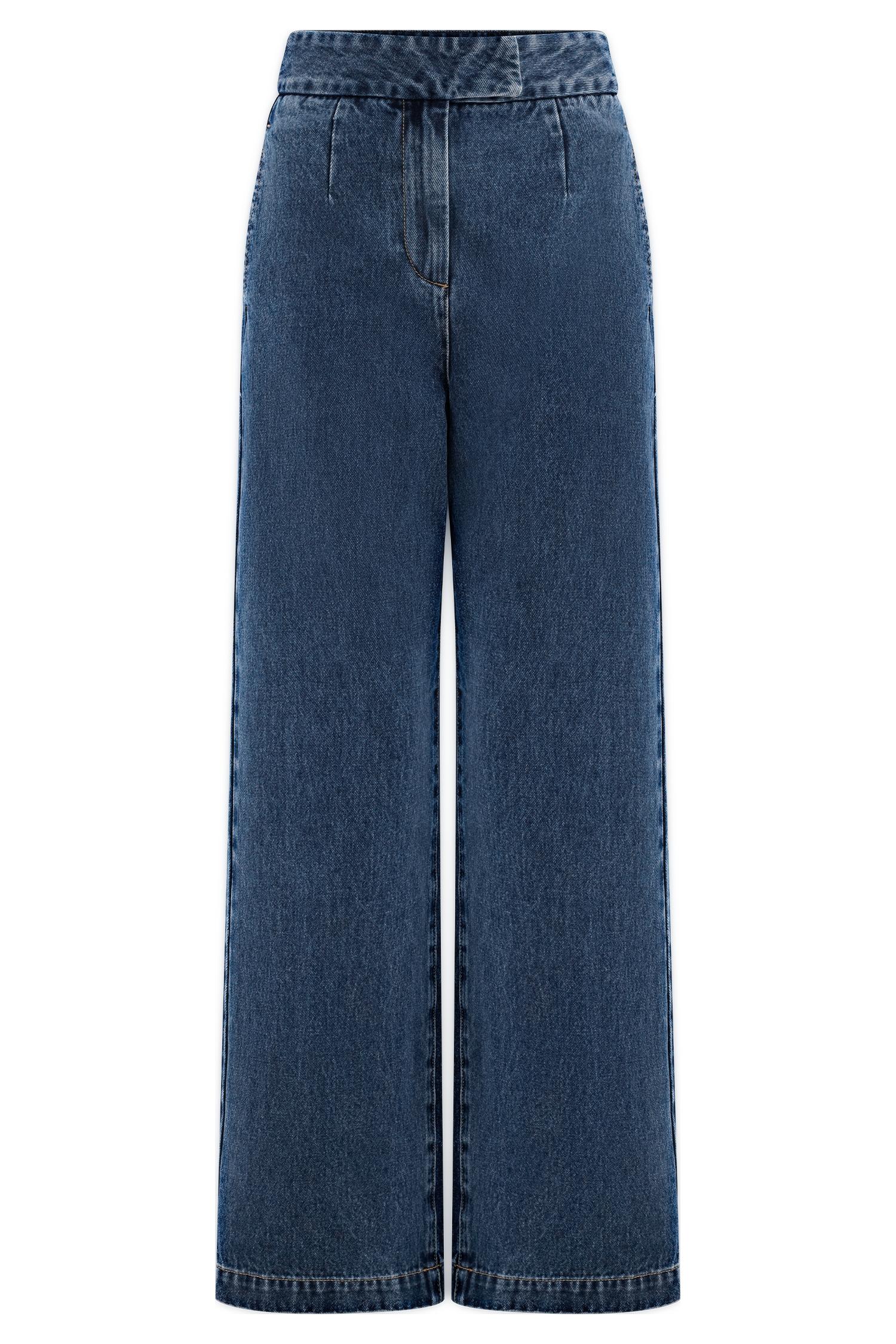 Rayne Wide Leg Denim Jeans - 90'S Blue Product Image