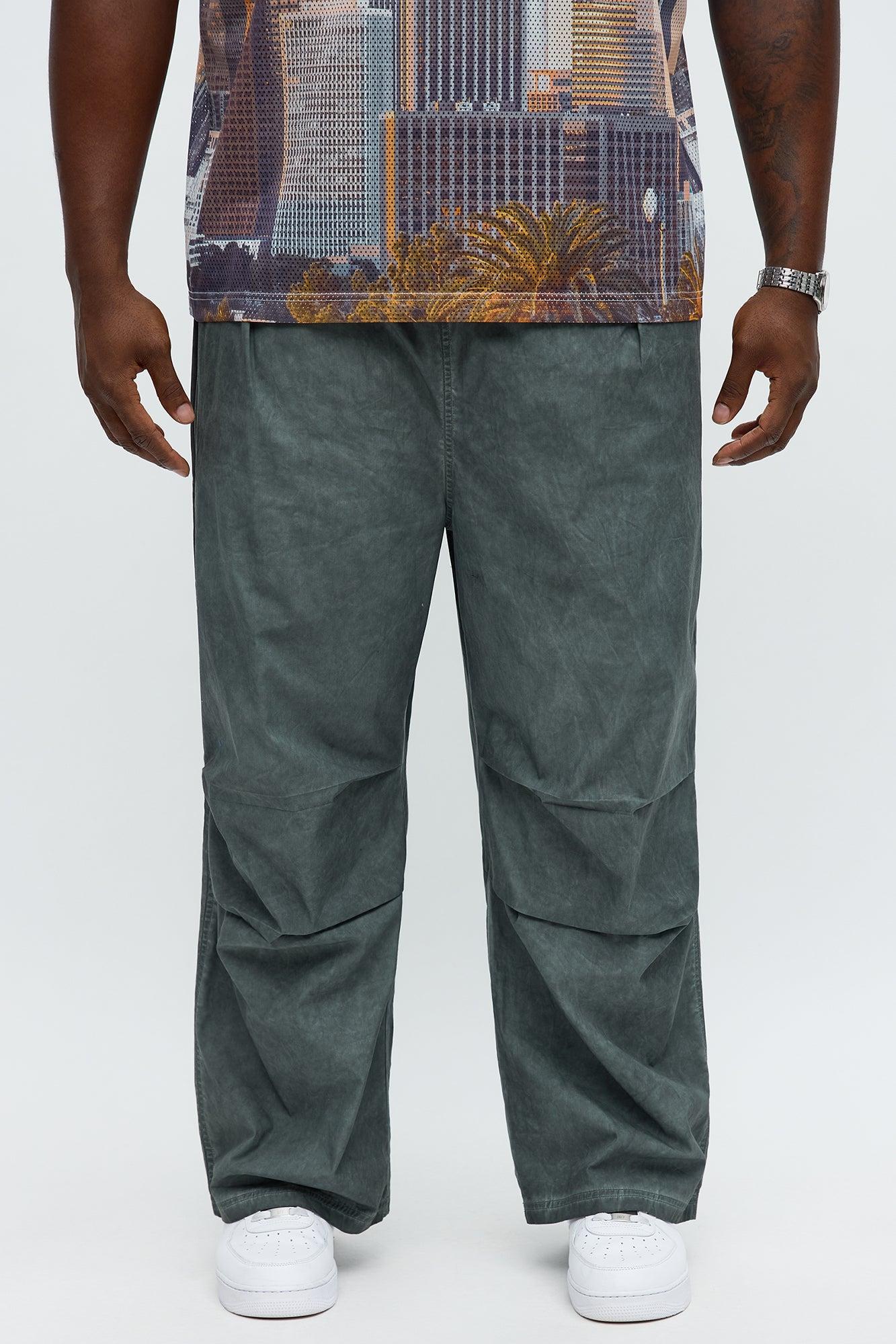 Baggy Hit Below The Belt Pants - Slate Grey Male Product Image
