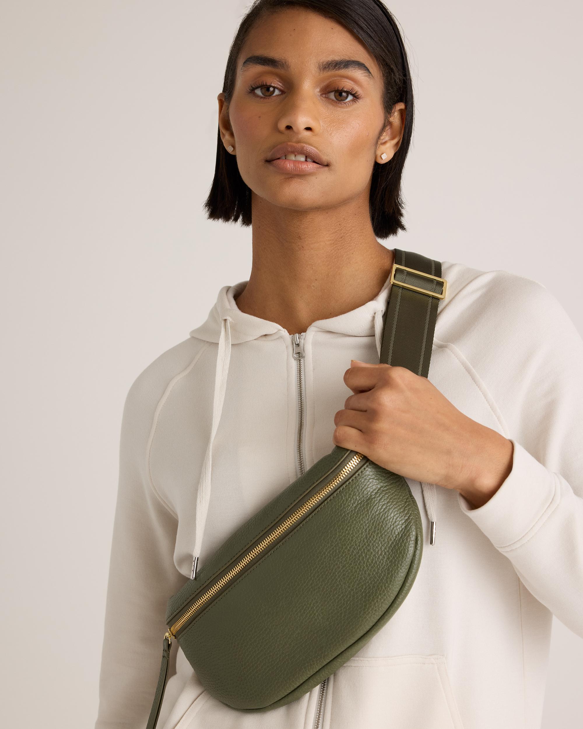 Quince | Women's Italian Pebbled Leather Sling Bag Italian Leather Product Image