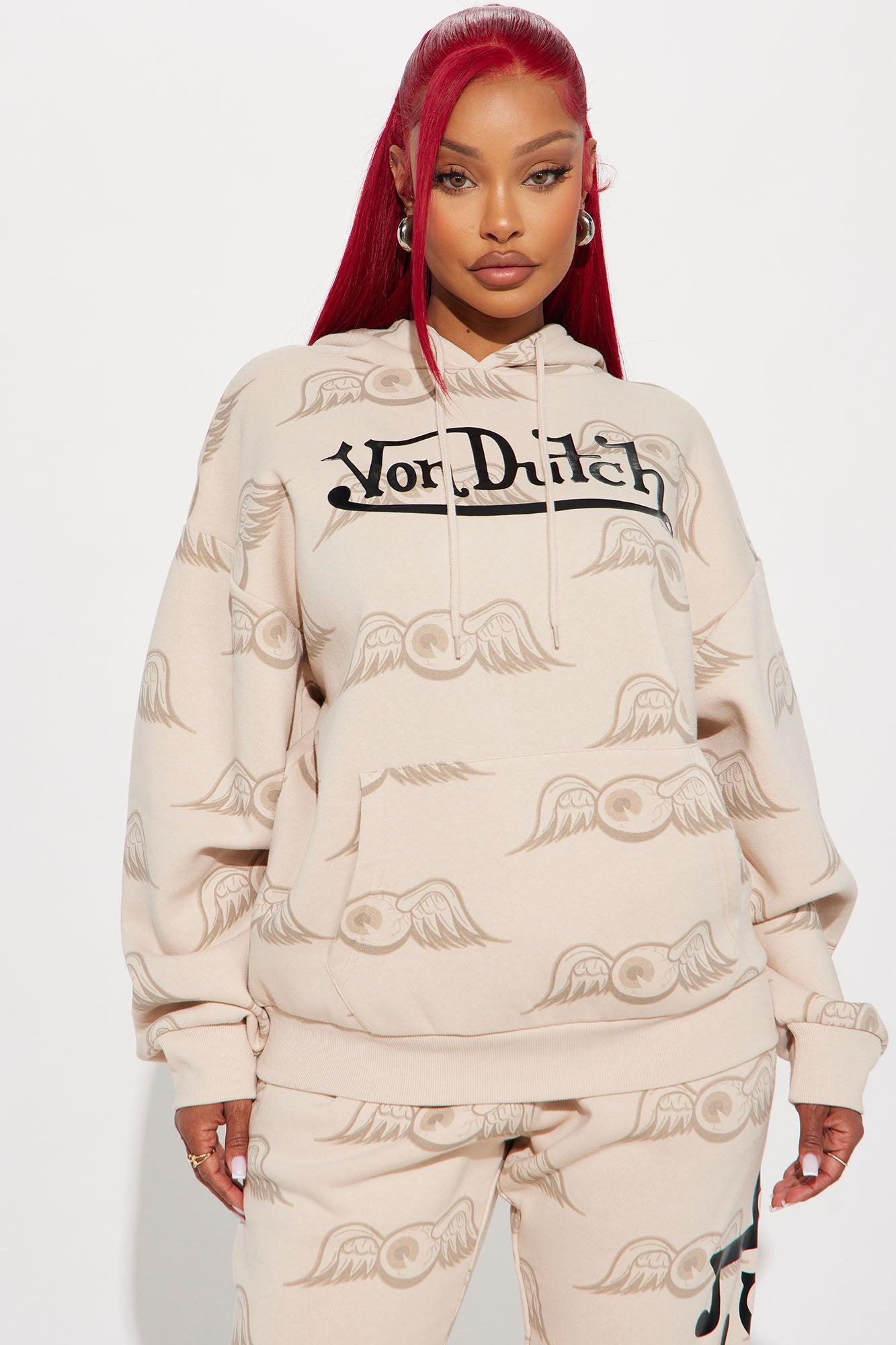 Von Dutch Fly High Hoodie - Sand Product Image