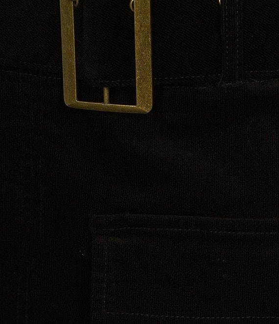 C&V Chelsea & Violet High Rise Pleated Coordinating Corduroy Mini Skirt Product Image