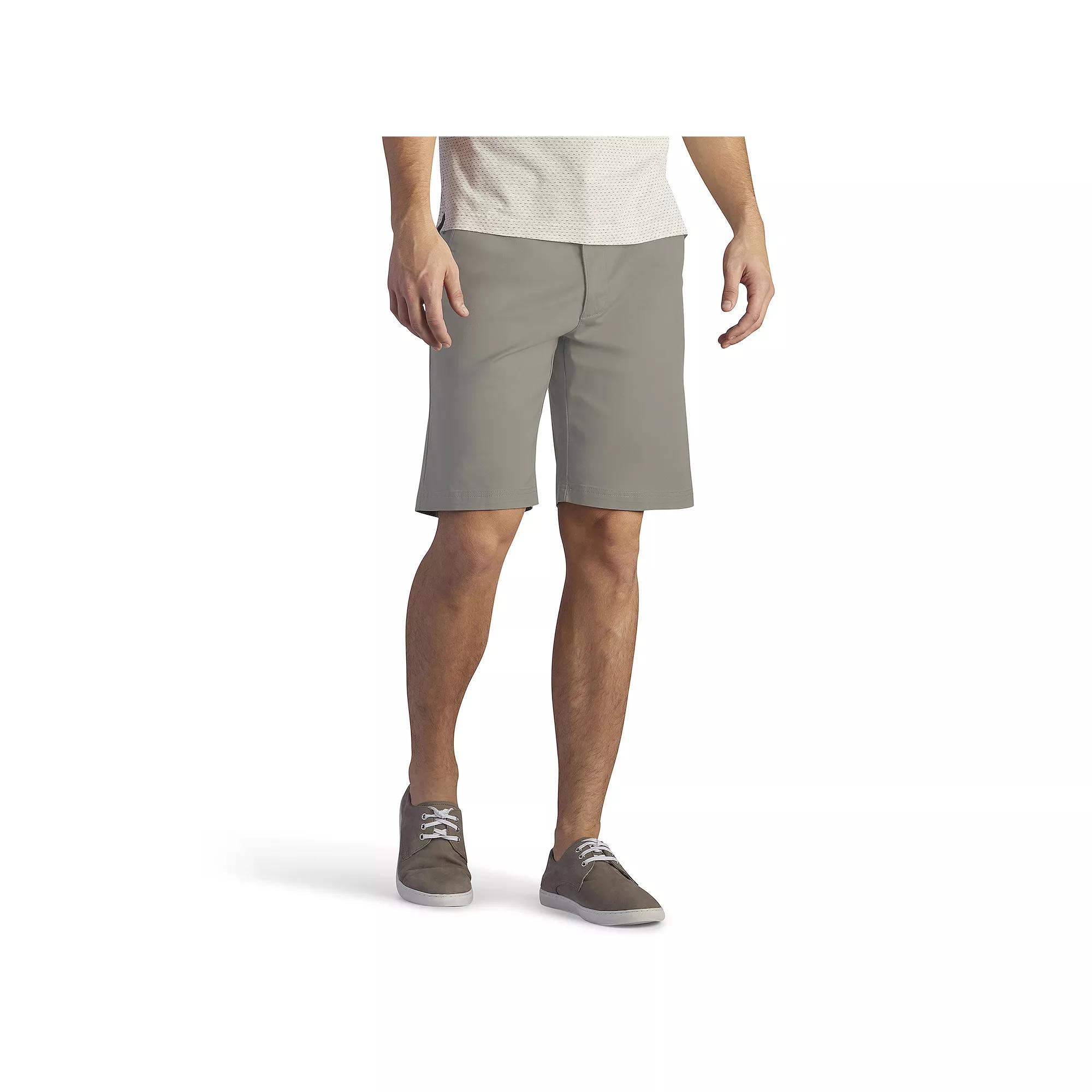 Men's Lee® 10" Extreme Motion Flat Front Shorts, Size: 42, Iron Product Image