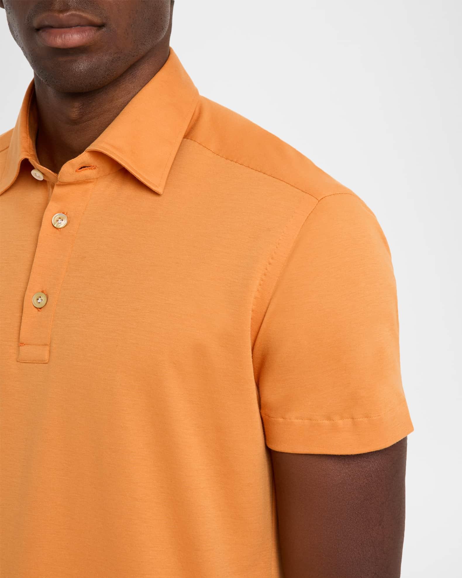 Men's Cotton Classic-Fit Polo Shirt Product Image