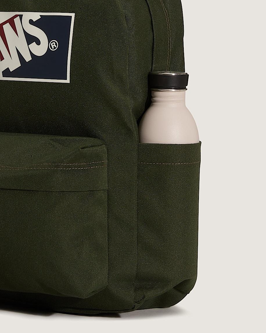 Kids Old Skool Grom Backpack in Dried Kelp Green| Vans US Product Image