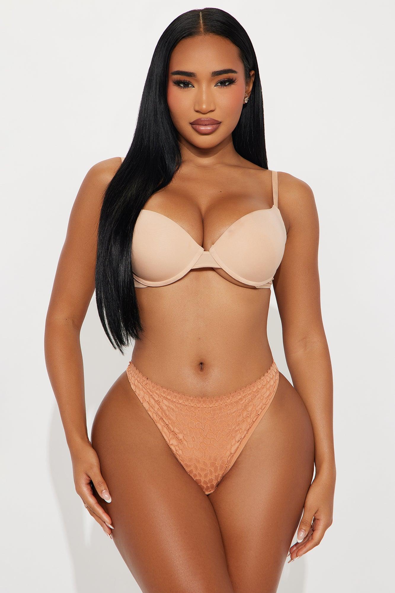 All Over Lace Thong - Pink Female Product Image