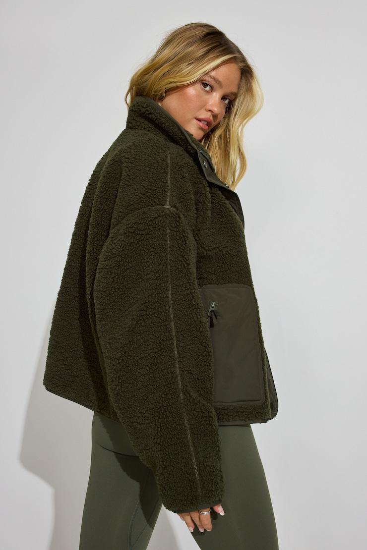 Sherpa Mixed Media Jacket Product Image
