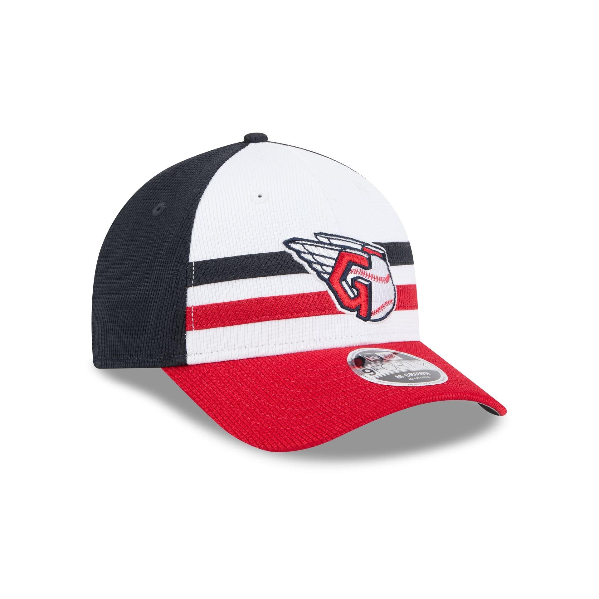 Cleveland Guardians 2025 Batting Practice 9FORTY M-Crown Snapback Hat Male Product Image