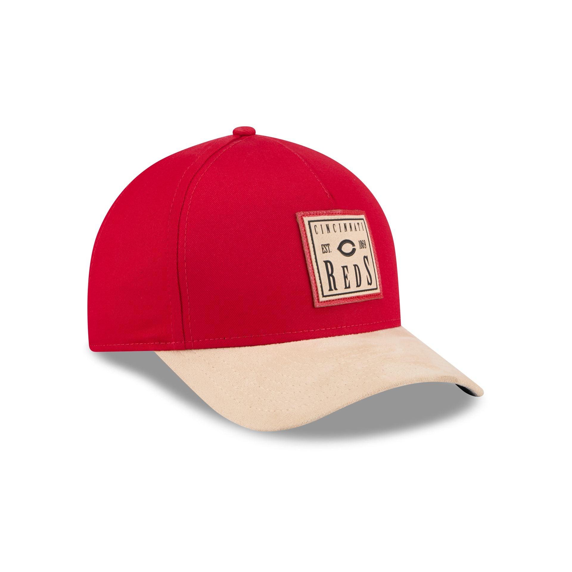 Cincinnati Reds Suede Patch 9FORTY M-Crown A-Frame Adjustable Hat Male Product Image
