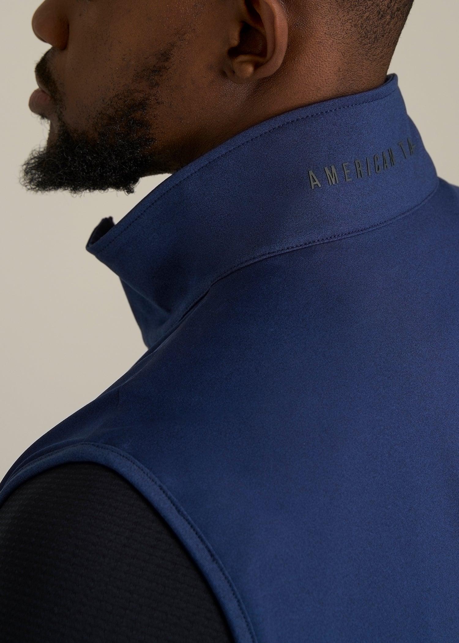 Performance Vest for Tall Men in Blue Mix Product Image