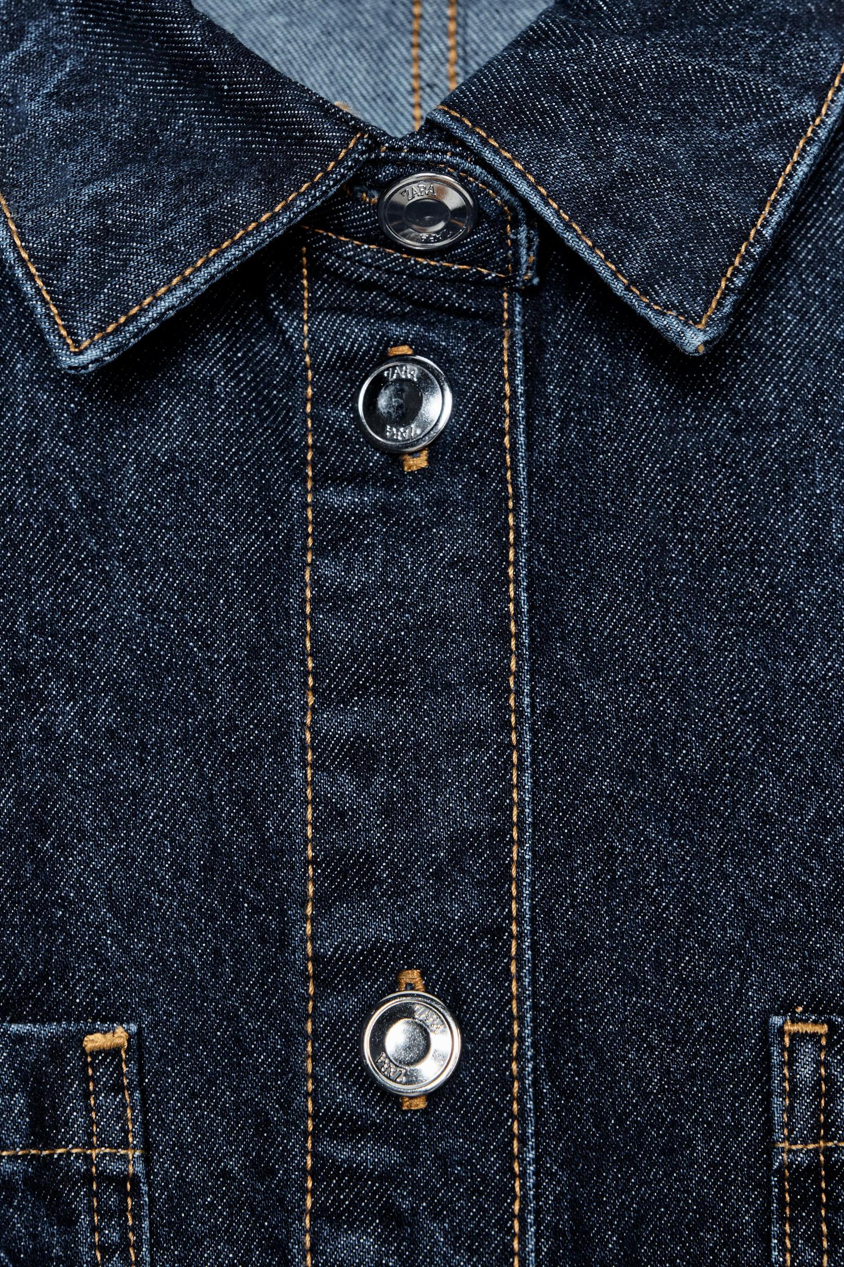 Z1975 SHORT SLEEVE DENIM JUMPSUIT Product Image