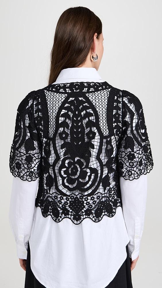 Sea Gianna Lace Tie Front Top | Shopbop Product Image