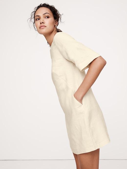 Linen Shift Dress Product Image