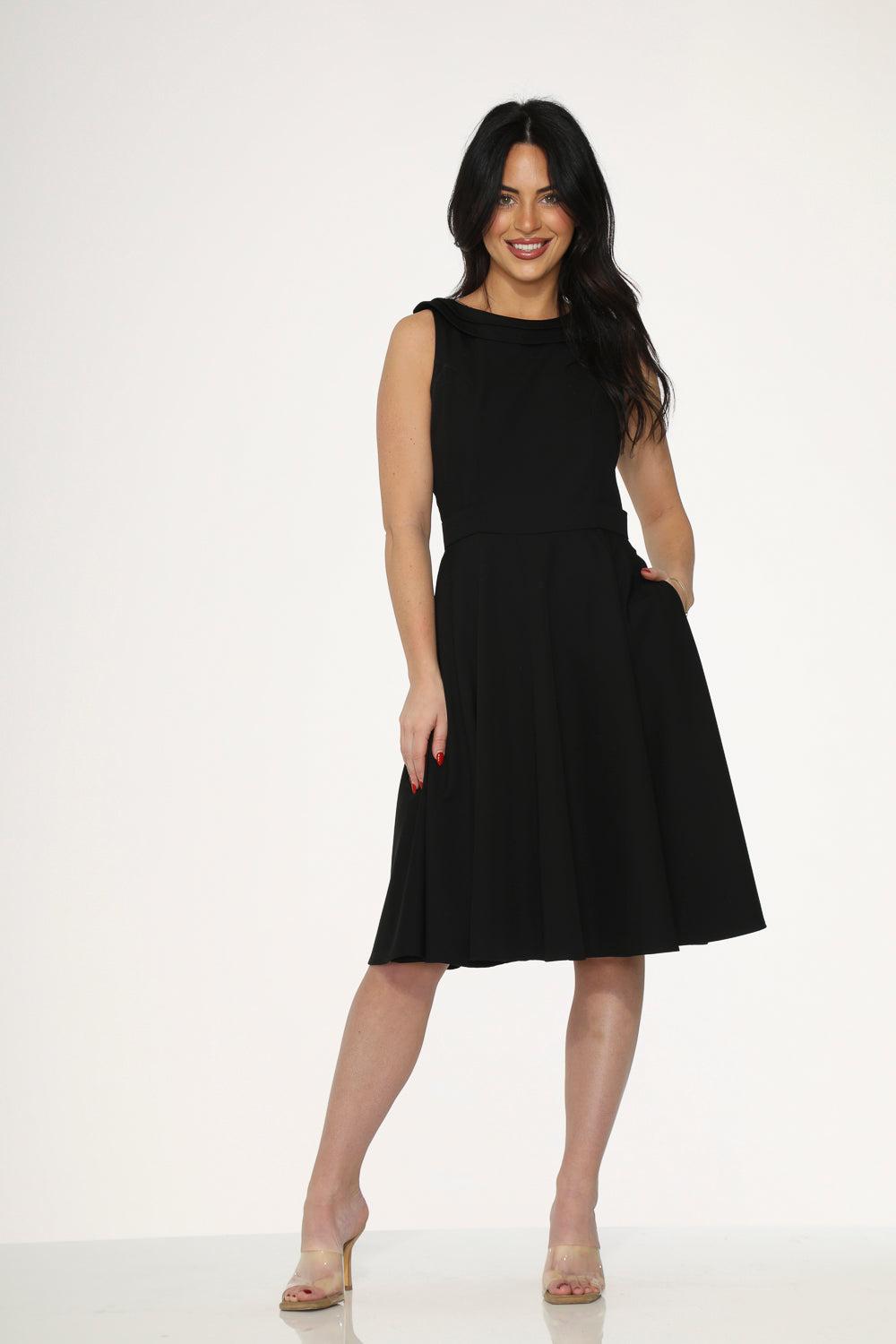 Black Swing Dress Product Image