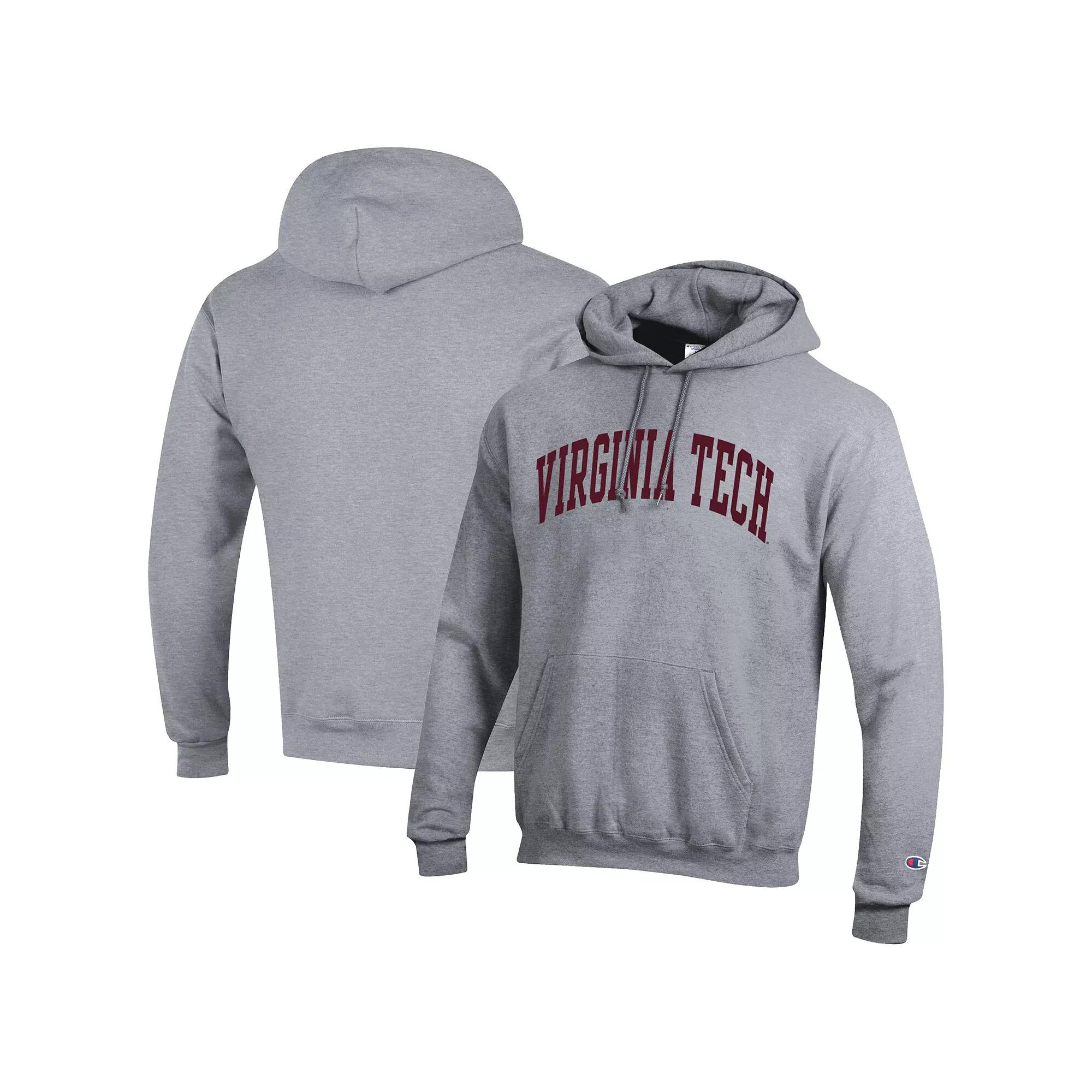 Men's Champion Heather Gray Penn State Nittany Lions Basic Arch Fleece Pullover Hoodie,  Product Image