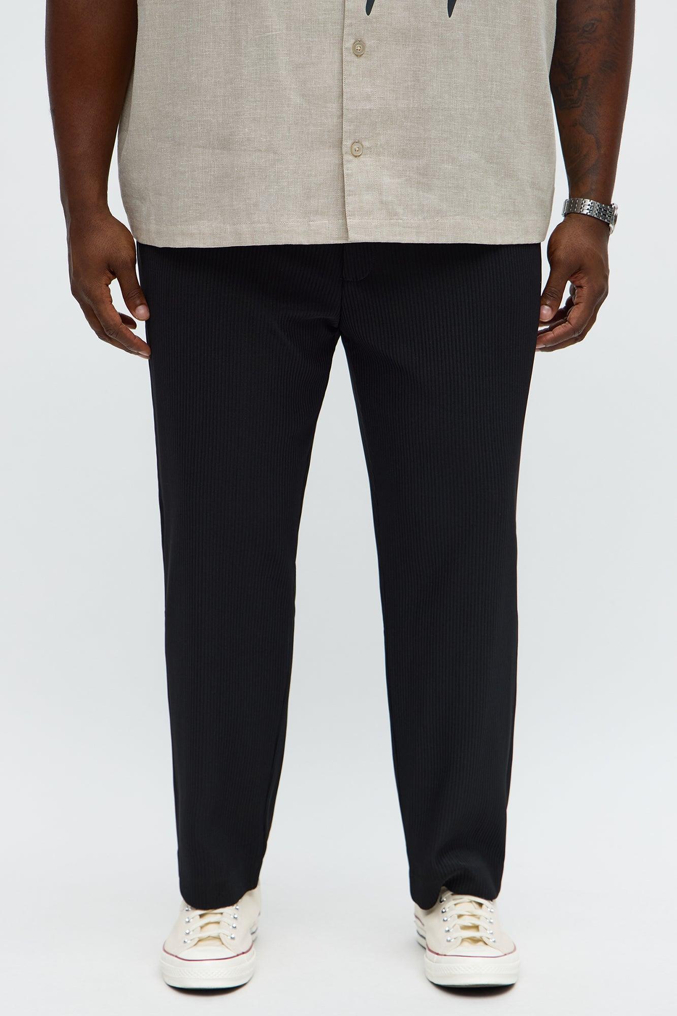 Show Up Slim Trousers - Black Male Product Image