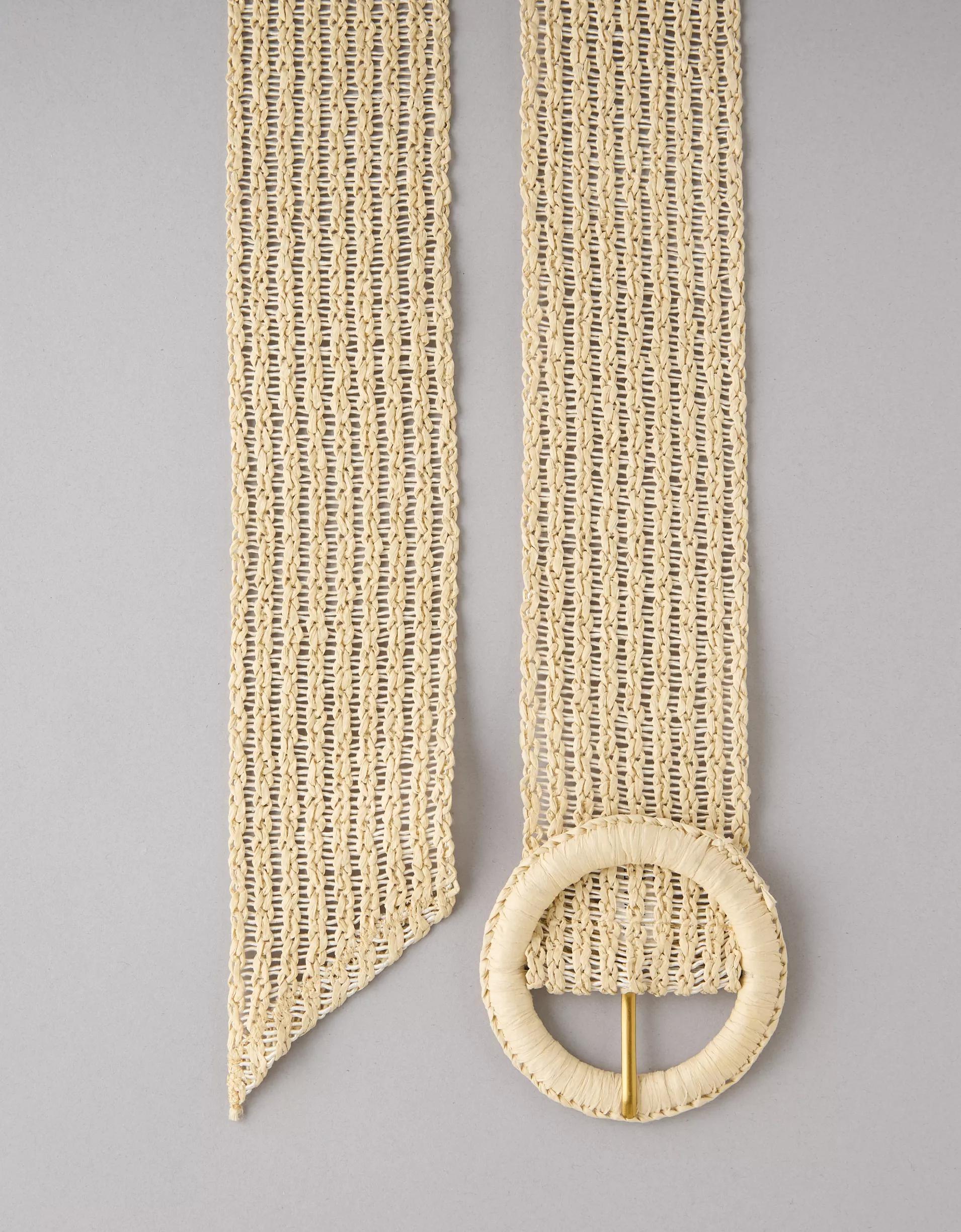 AE Wide Raffia Belt Product Image