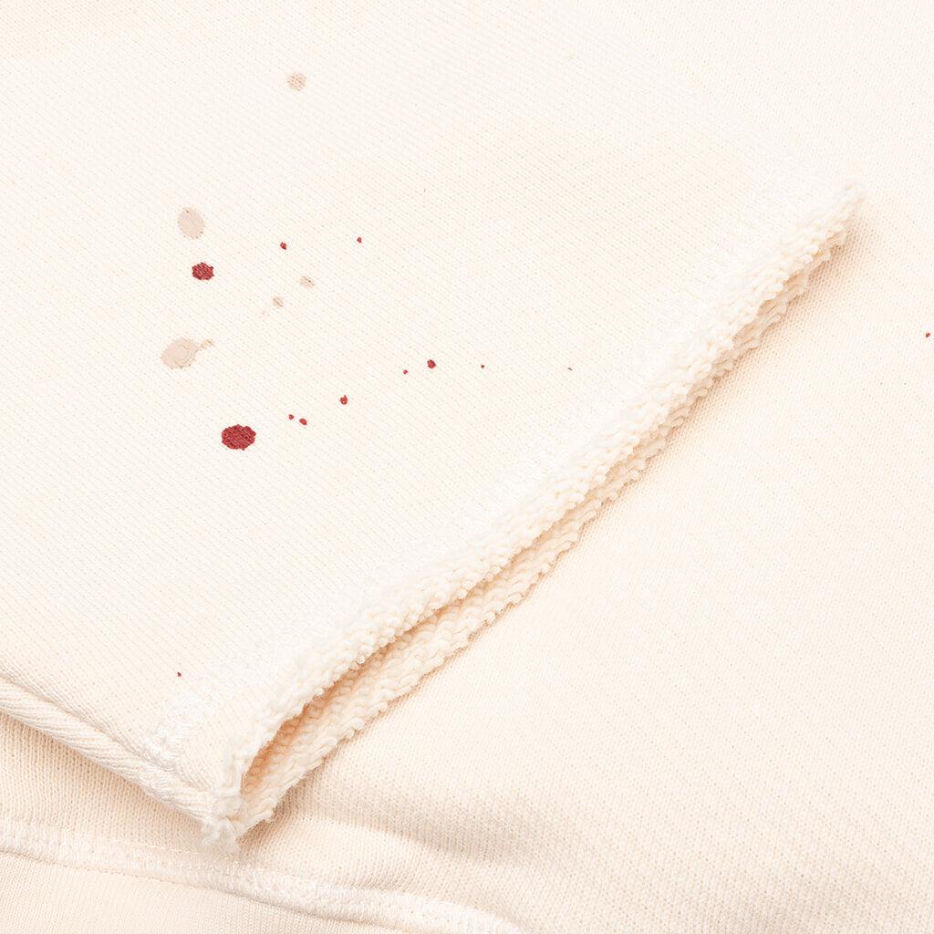 PXP Painted Raw Cut Hoodie - Off White Male Product Image