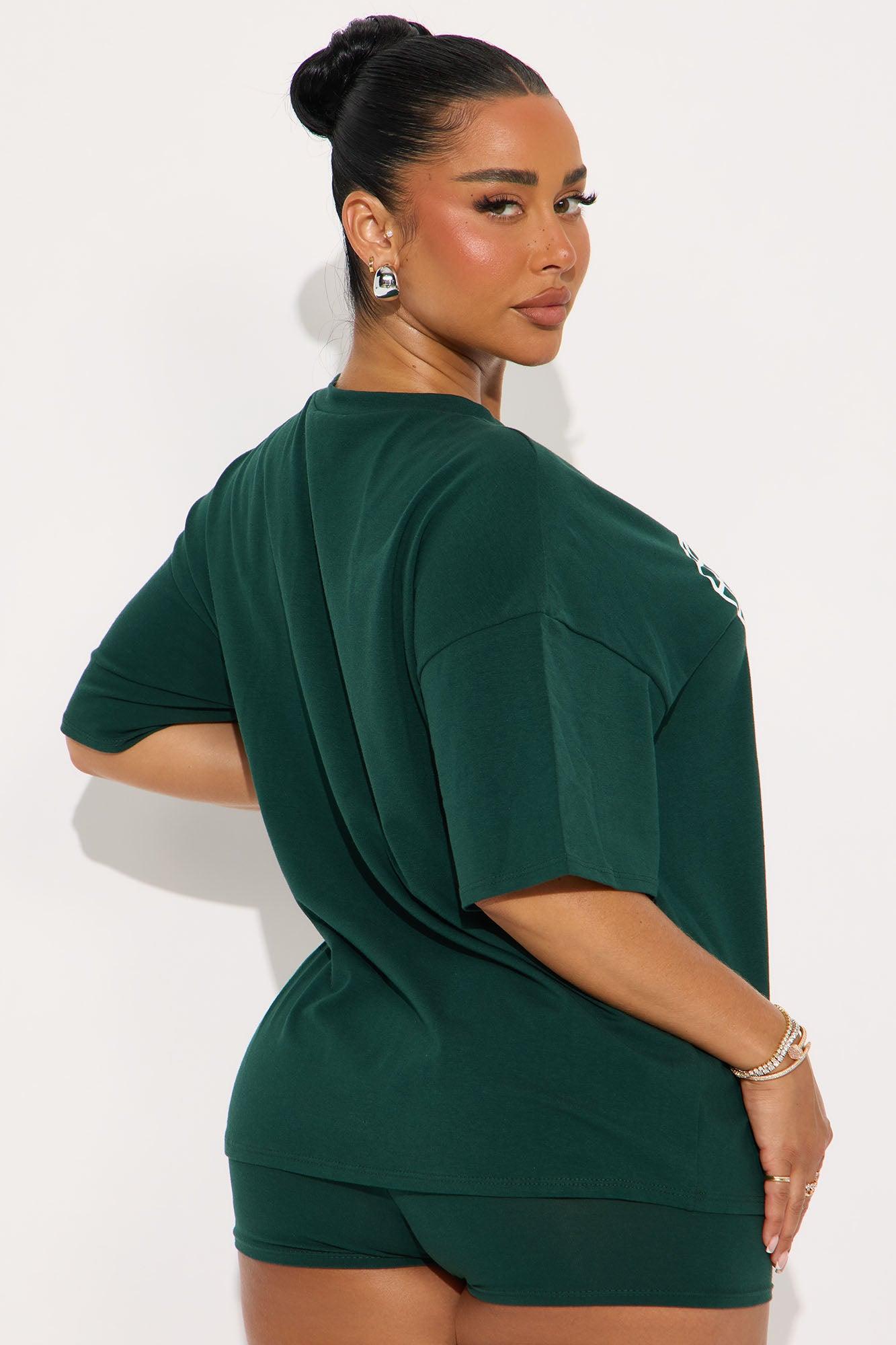 Your World Biker Short Set - Hunter Female Product Image