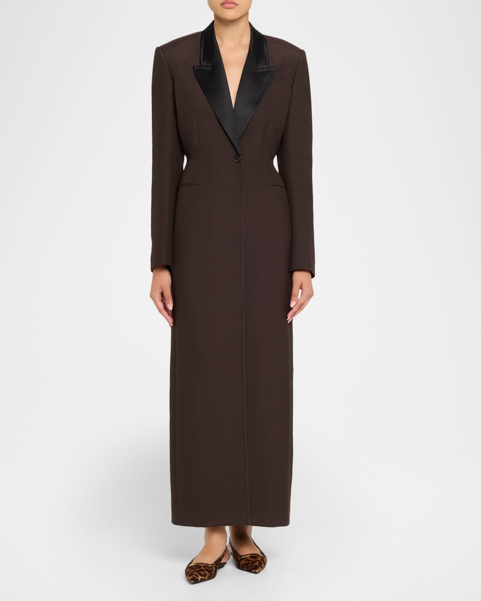 Leopard-Printed Calf Hair Slingback Flats Product Image