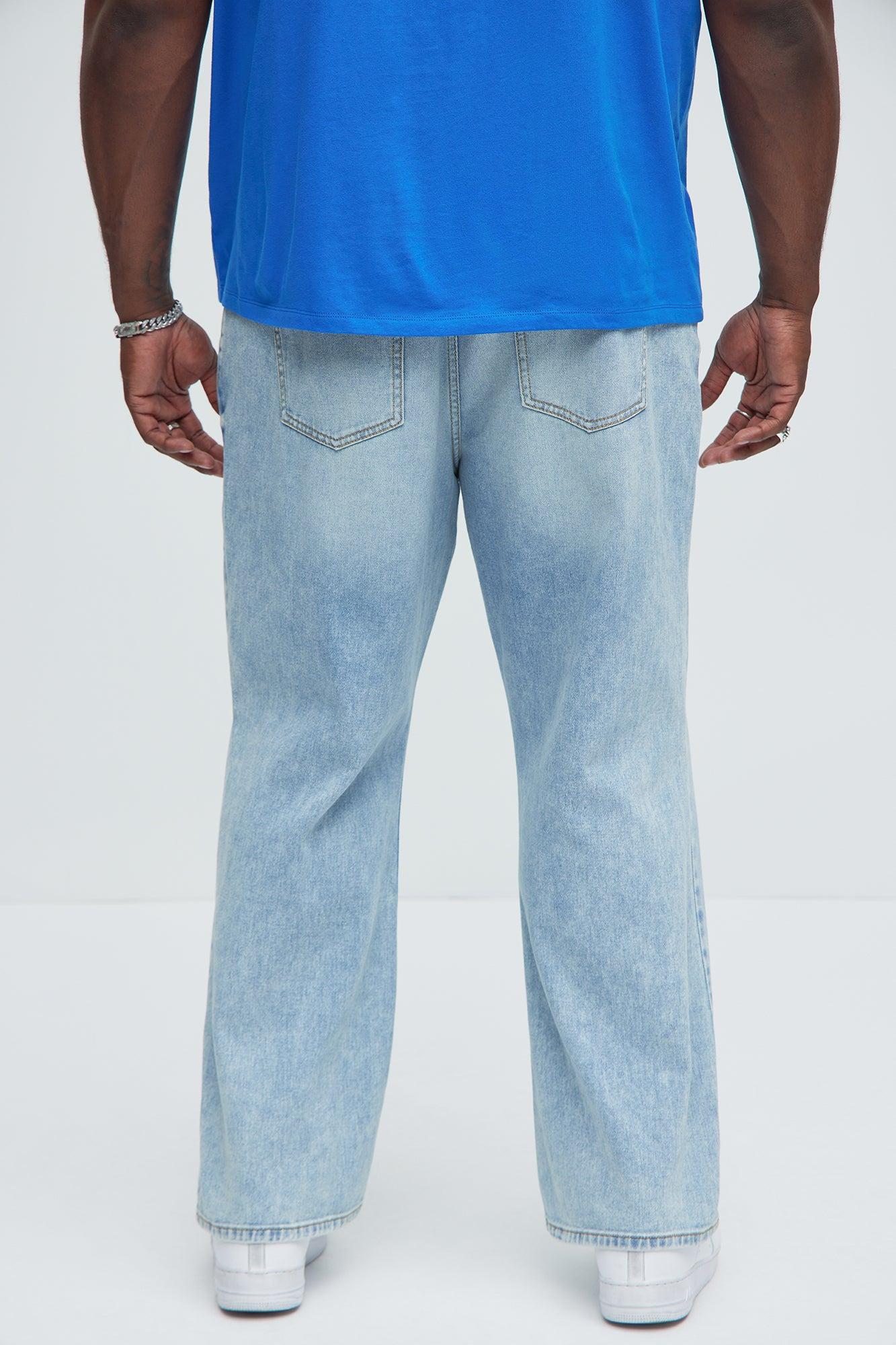 Bellevue Straight Jeans - Light Blue Wash Product Image