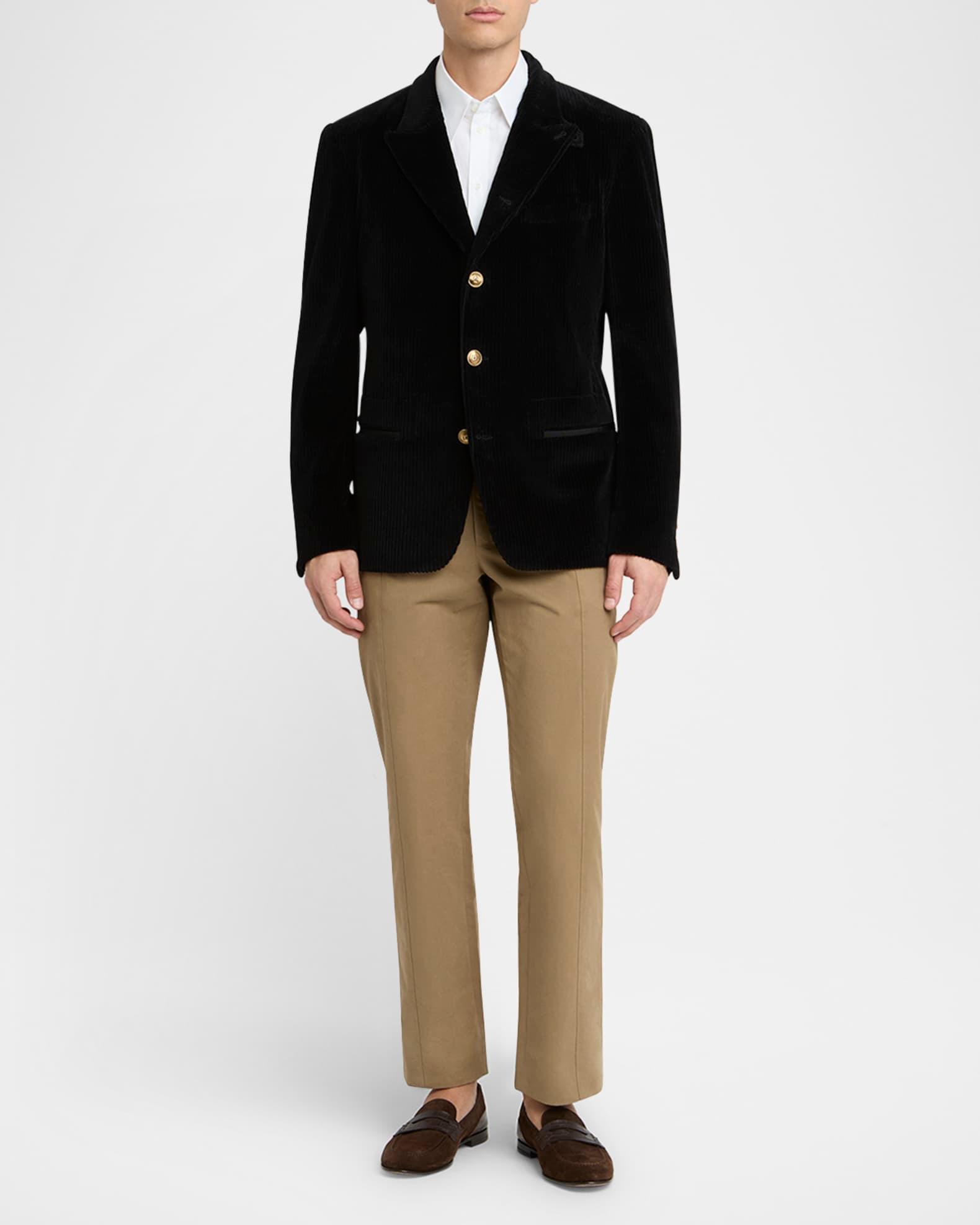 Men's Corduroy Peak Lapel Dinner Jacket Product Image