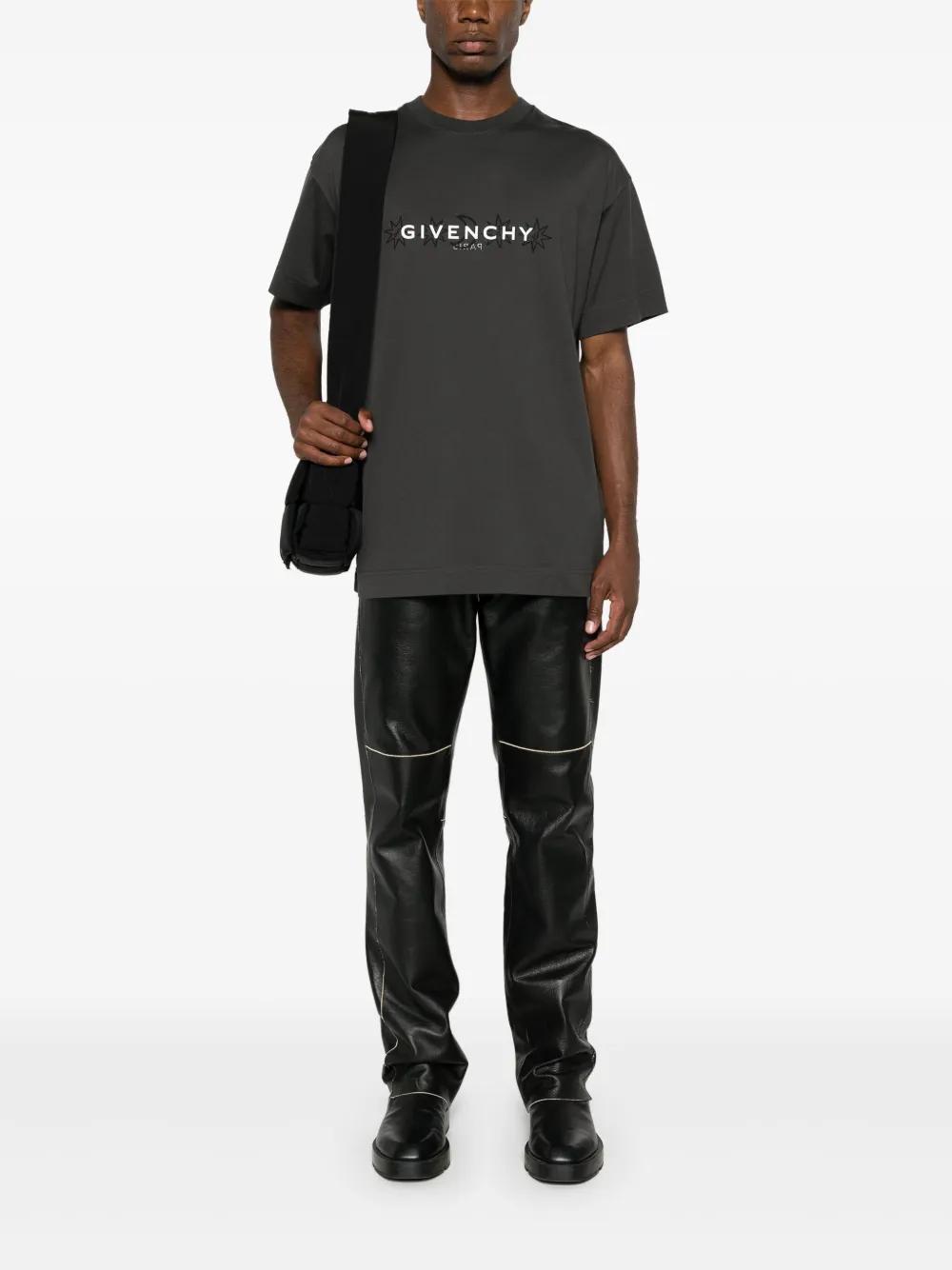 Tarot-print cotton T-shirt Product Image