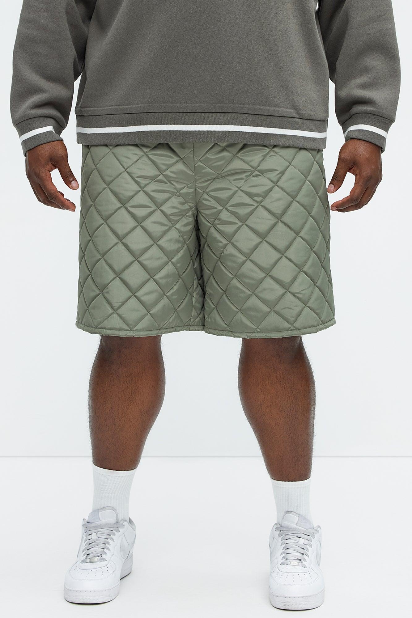 Deebo Quilted Shorts - Olive Product Image