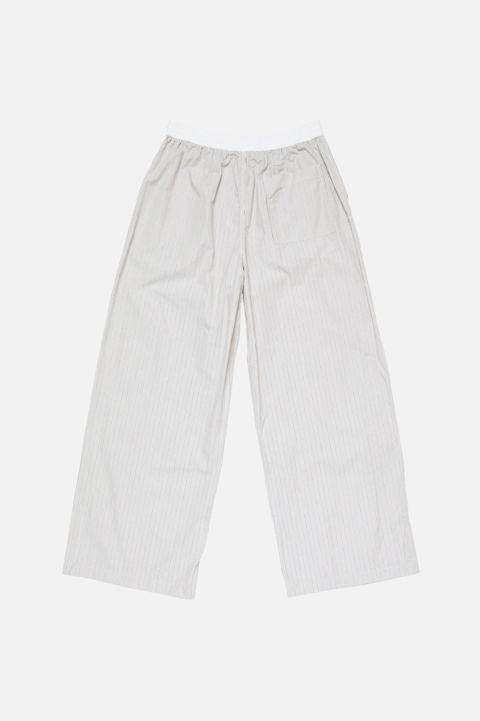 Striped cotton trousers Product Image