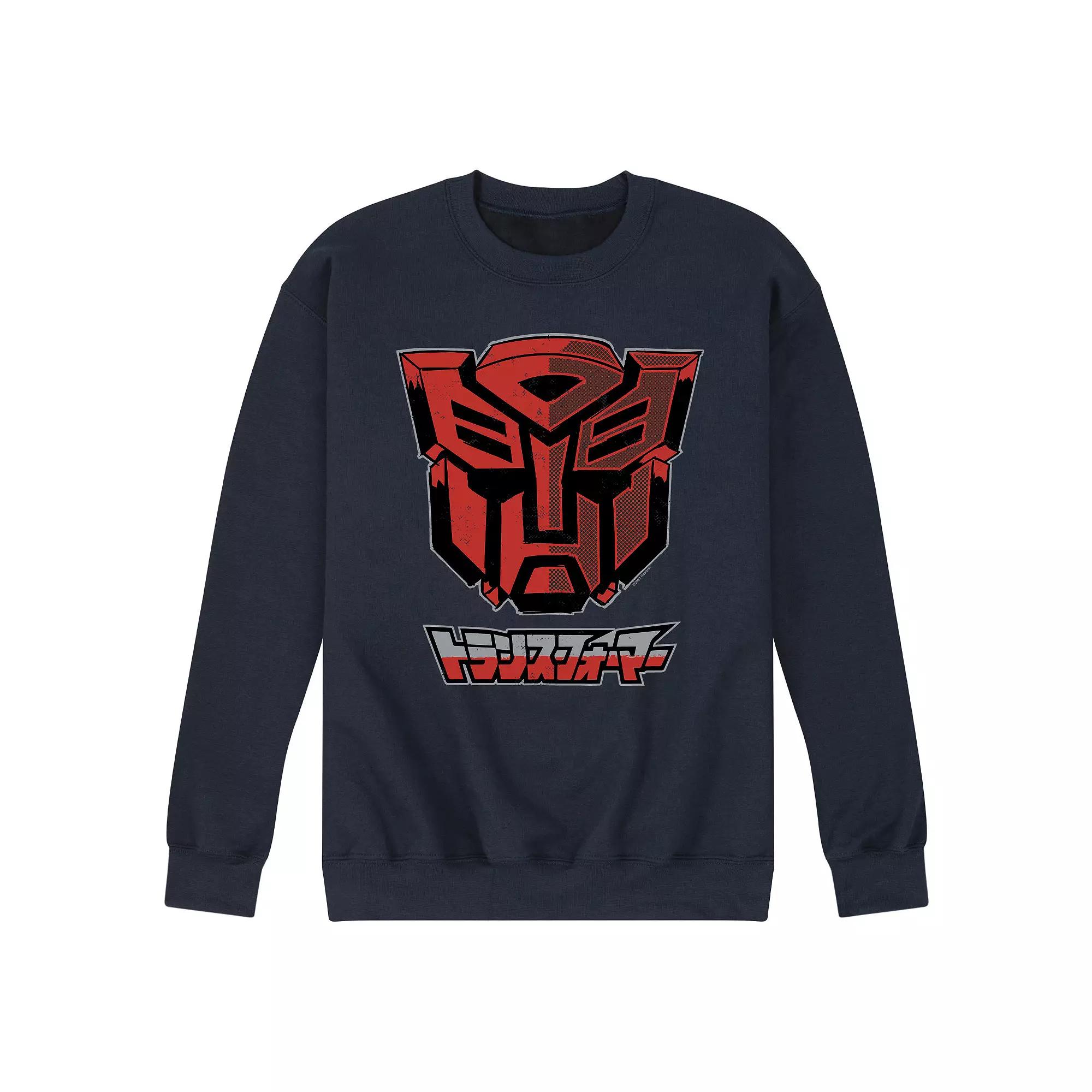 Men's Transformers Autobot Comic Style Fleece Sweatshirt,  Product Image