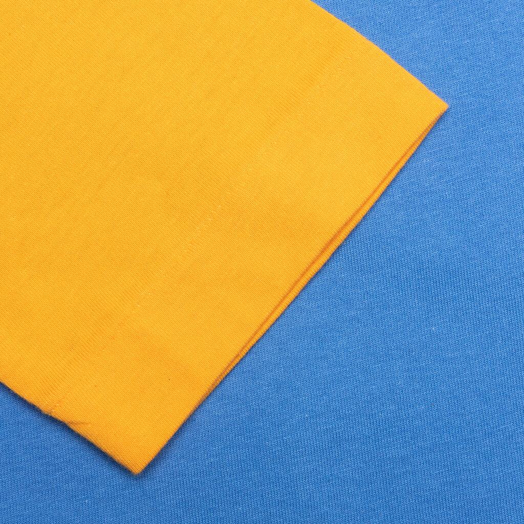 Bi-Color T-Shirt - Blue/Yellow Male Product Image