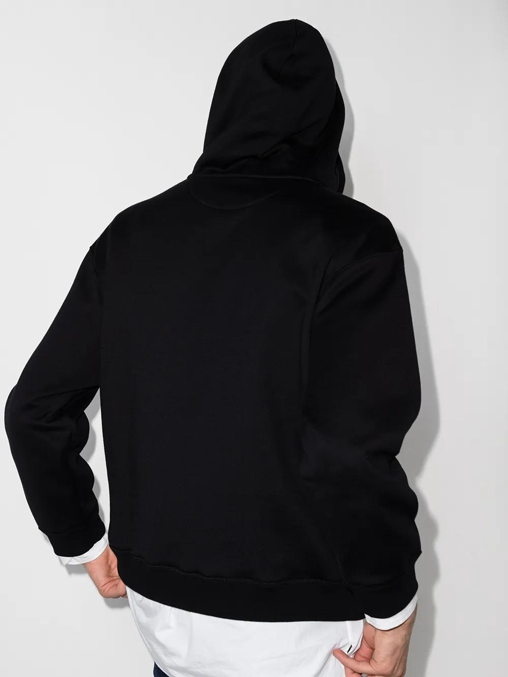 logo print hoodie Product Image