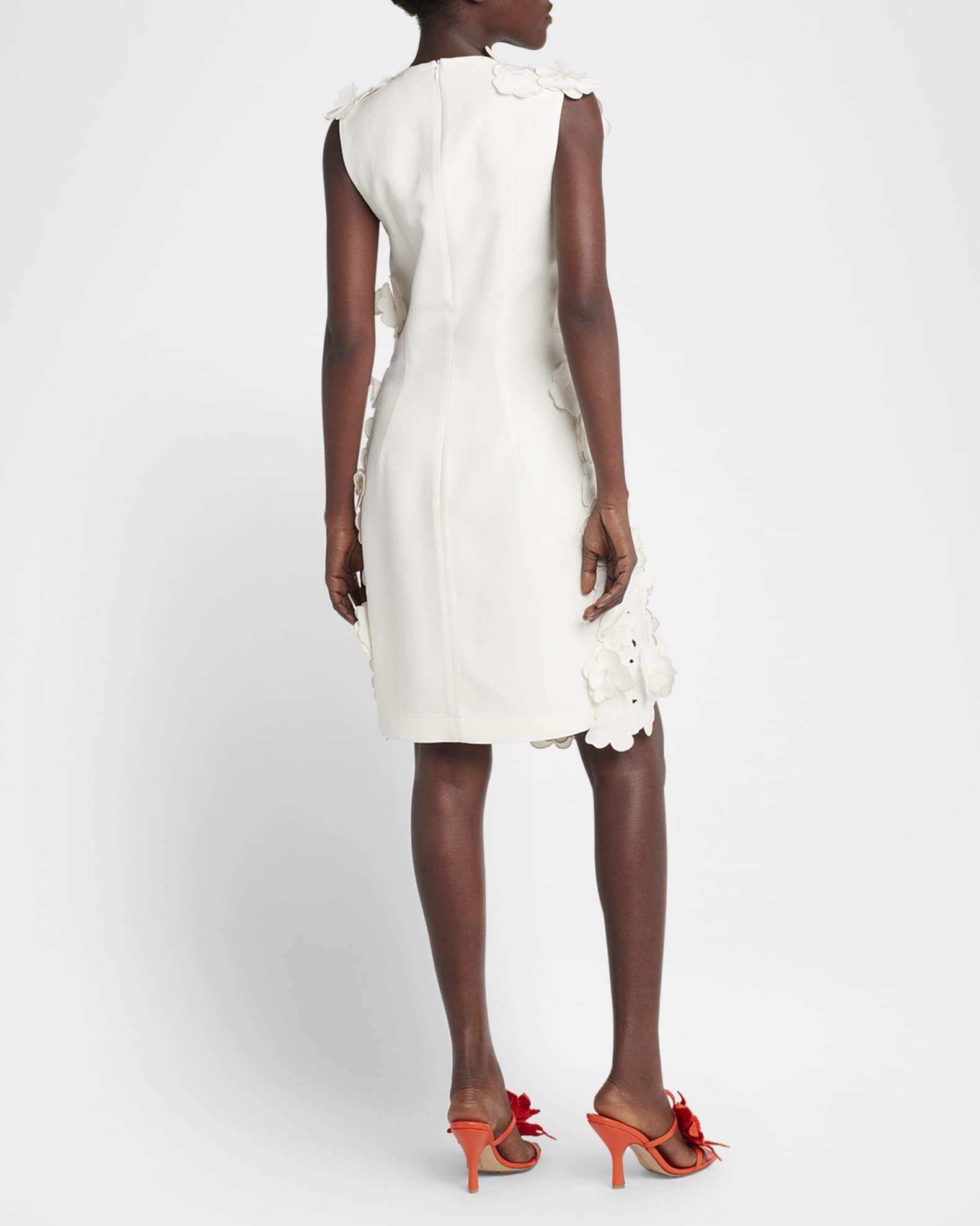 Flower Embroidered Sleeveless Dress Product Image