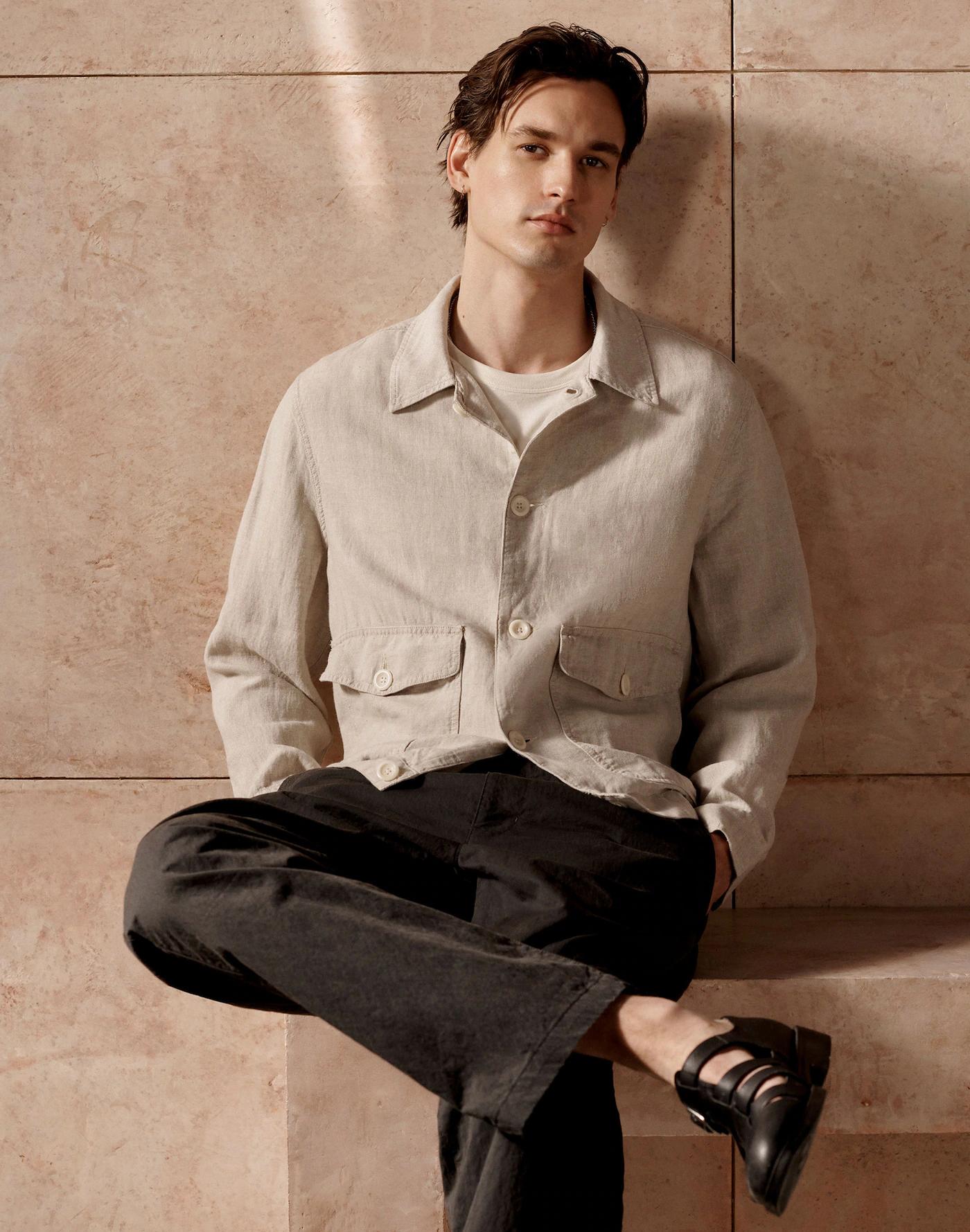 Linen Shirt-Jacket Product Image