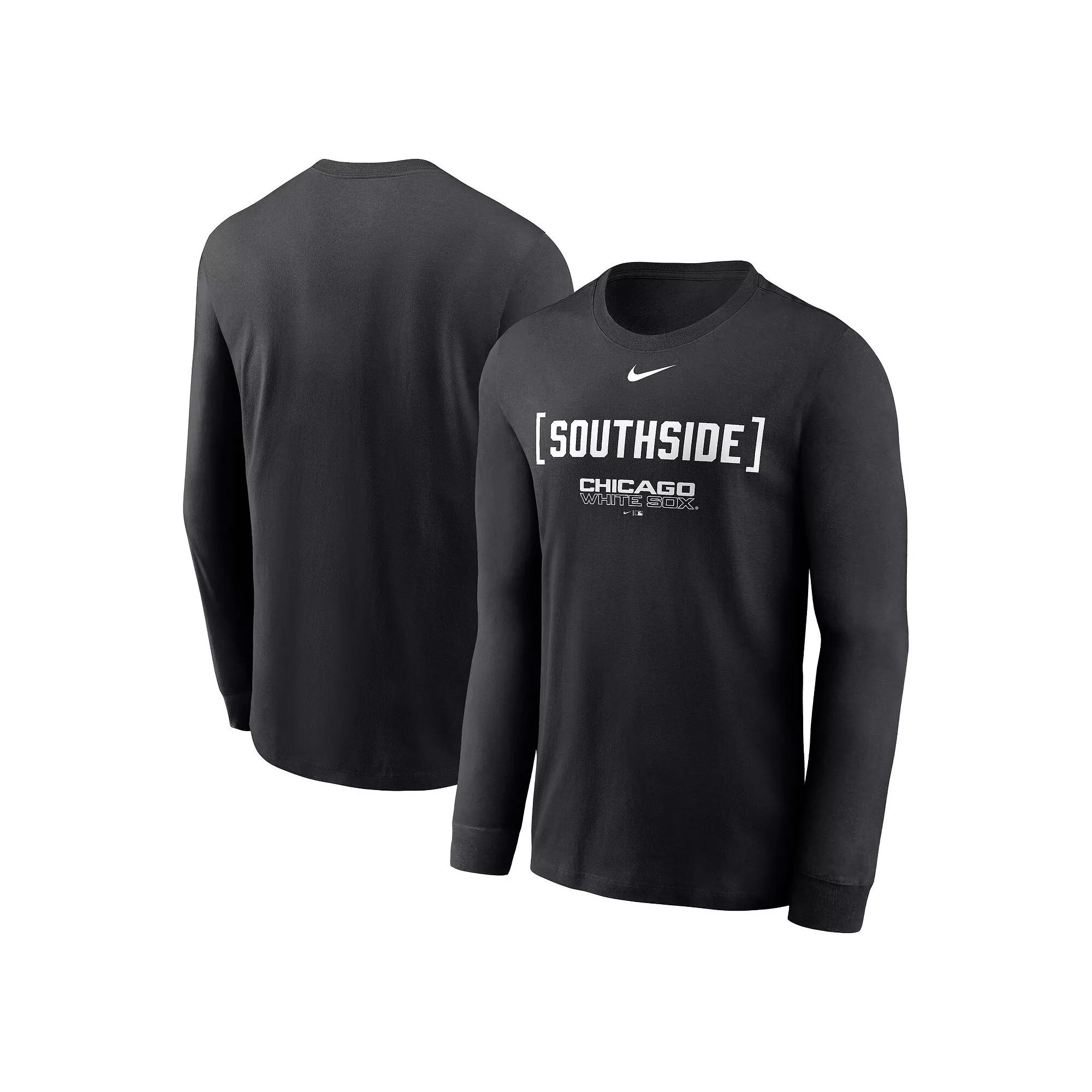 Men's Nike Black Chicago White Sox Local Nickname Long Sleeve T-Shirt,  Product Image