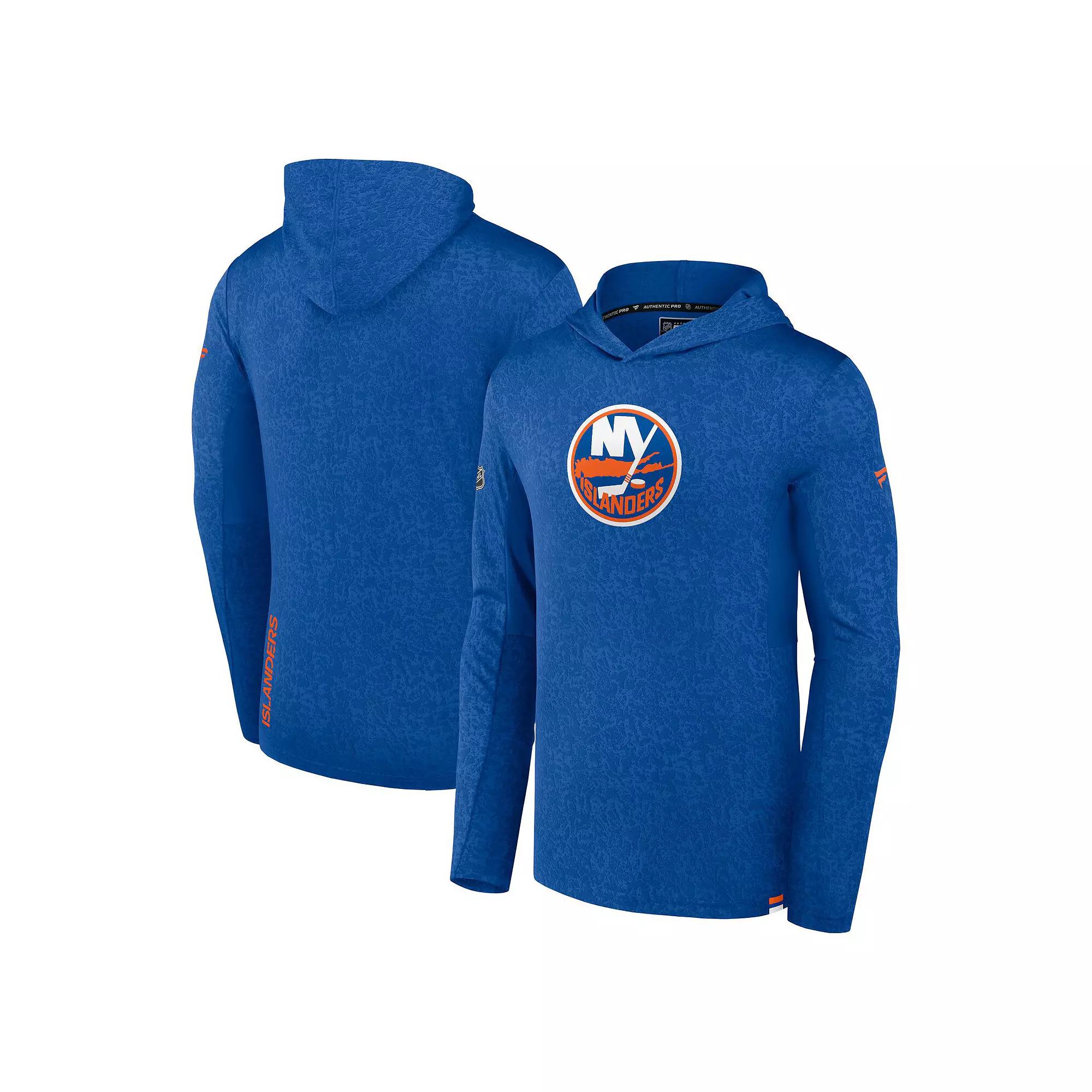 Mens Fanatics Branded Royal New York Islanders Authentic Pro Lightweight Pullover Hoodie Product Image